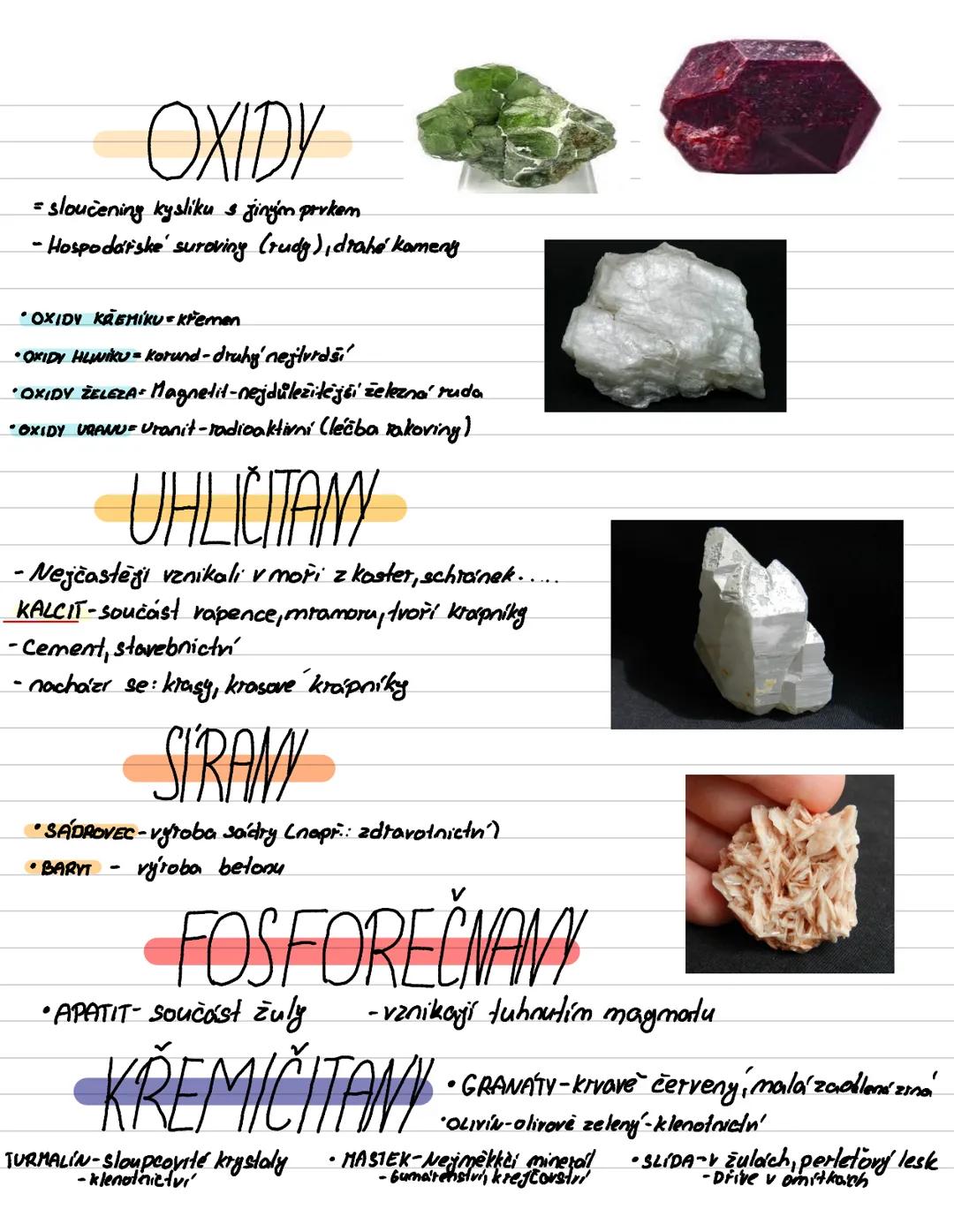# PRVKY NEKOVOVÉ
• SÍRA světle žlutá, zapáchajici, velmi hořlavá
- vznik ze sopečných par
-rgužití: chem průmys/->kys sírová, střelný prach