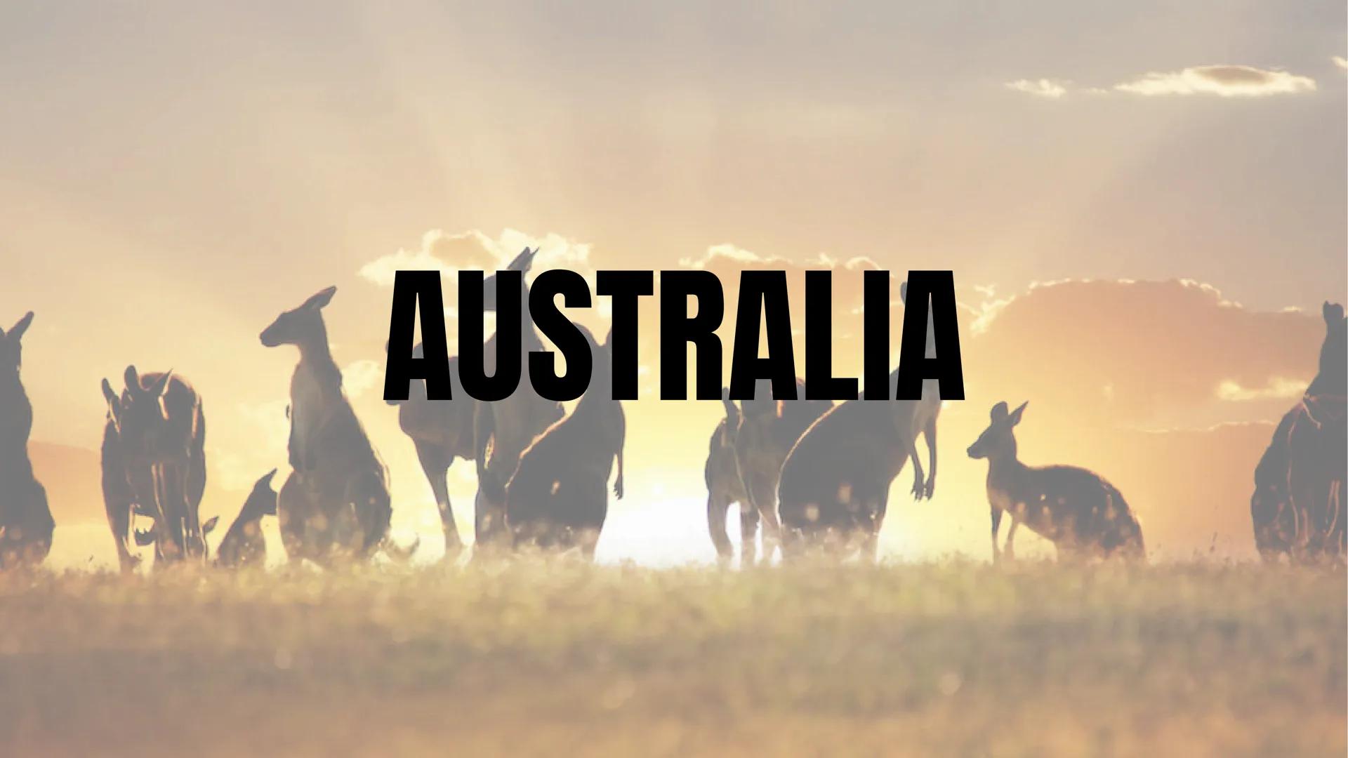 # AUSTRALIA # GEOGRAPHY OF AUSTRALIA
- It is located in the Southern Hemisphere
- It is an island, surrounded by Indian and Pacific oceans