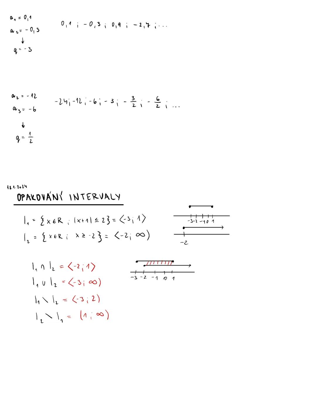 7.1.2024
# GEOMETRICKA POSLOUPNOST
- posloupnost je geometrická právě tehdy, jestliže podíl dou sousedních členu je konstantní
3, 6, 12, 24
