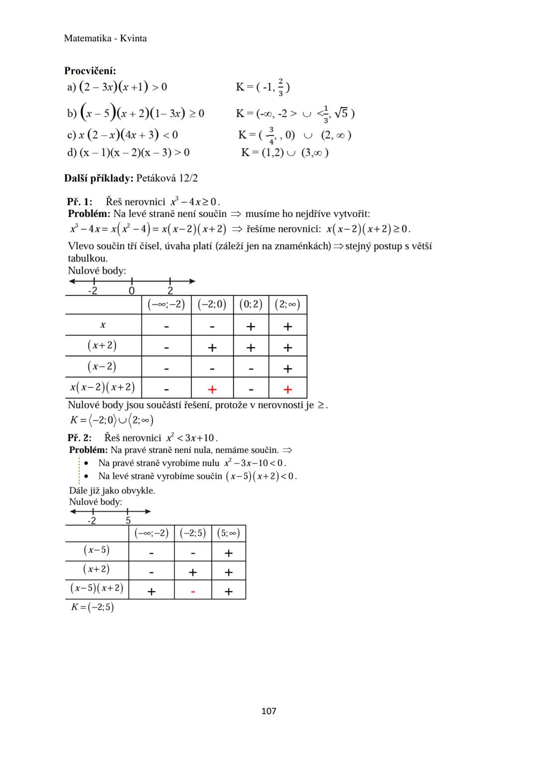 Matematika - Kvinta
Číselné obory..................................................3
Množiny................................................