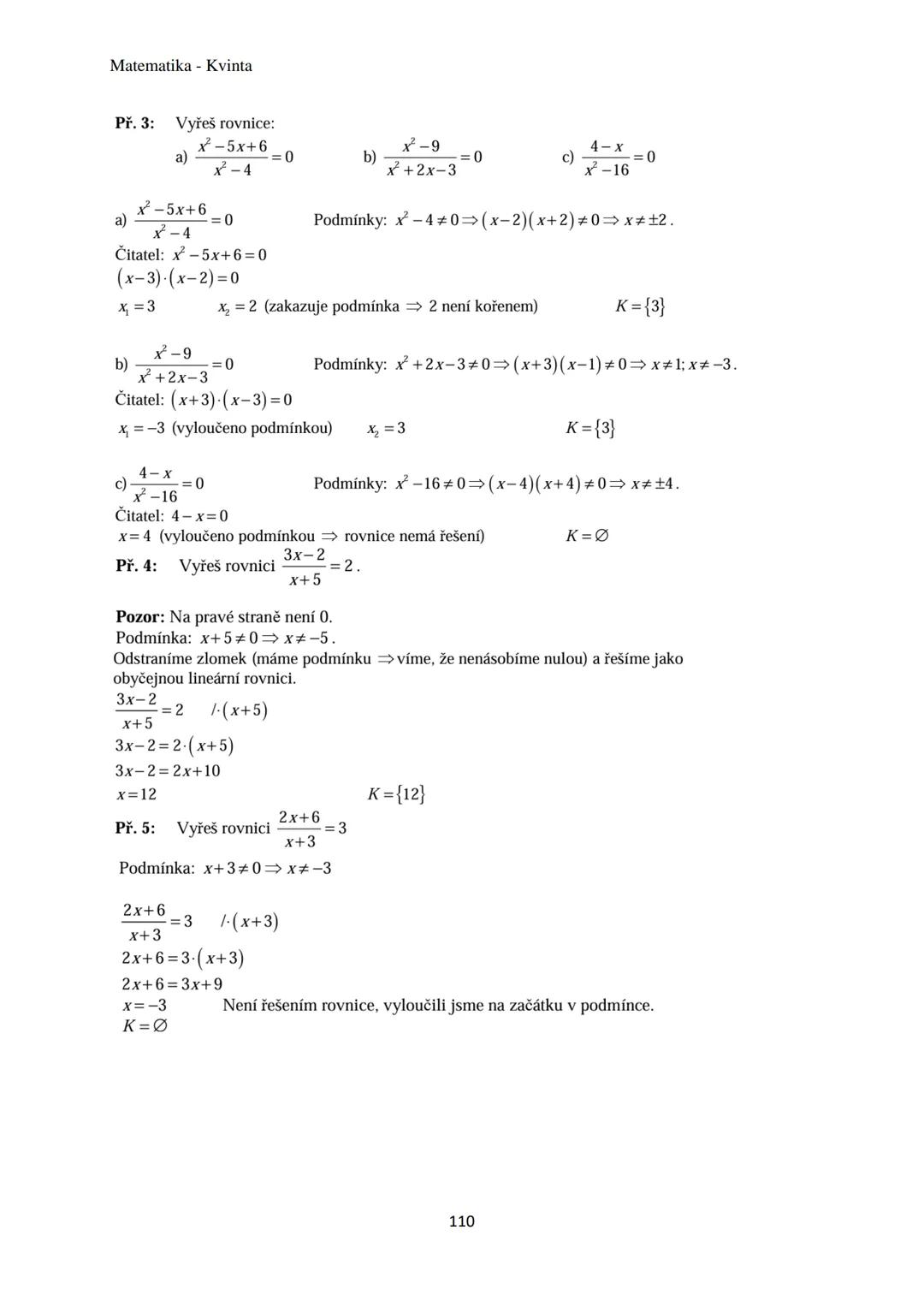 Matematika - Kvinta
Číselné obory..................................................3
Množiny................................................