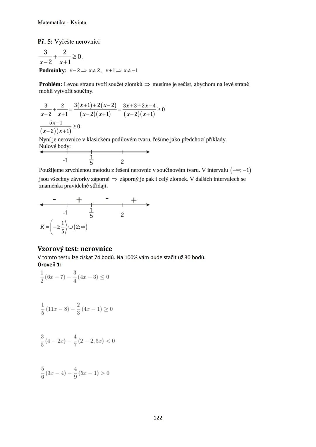 Matematika - Kvinta
Číselné obory..................................................3
Množiny................................................