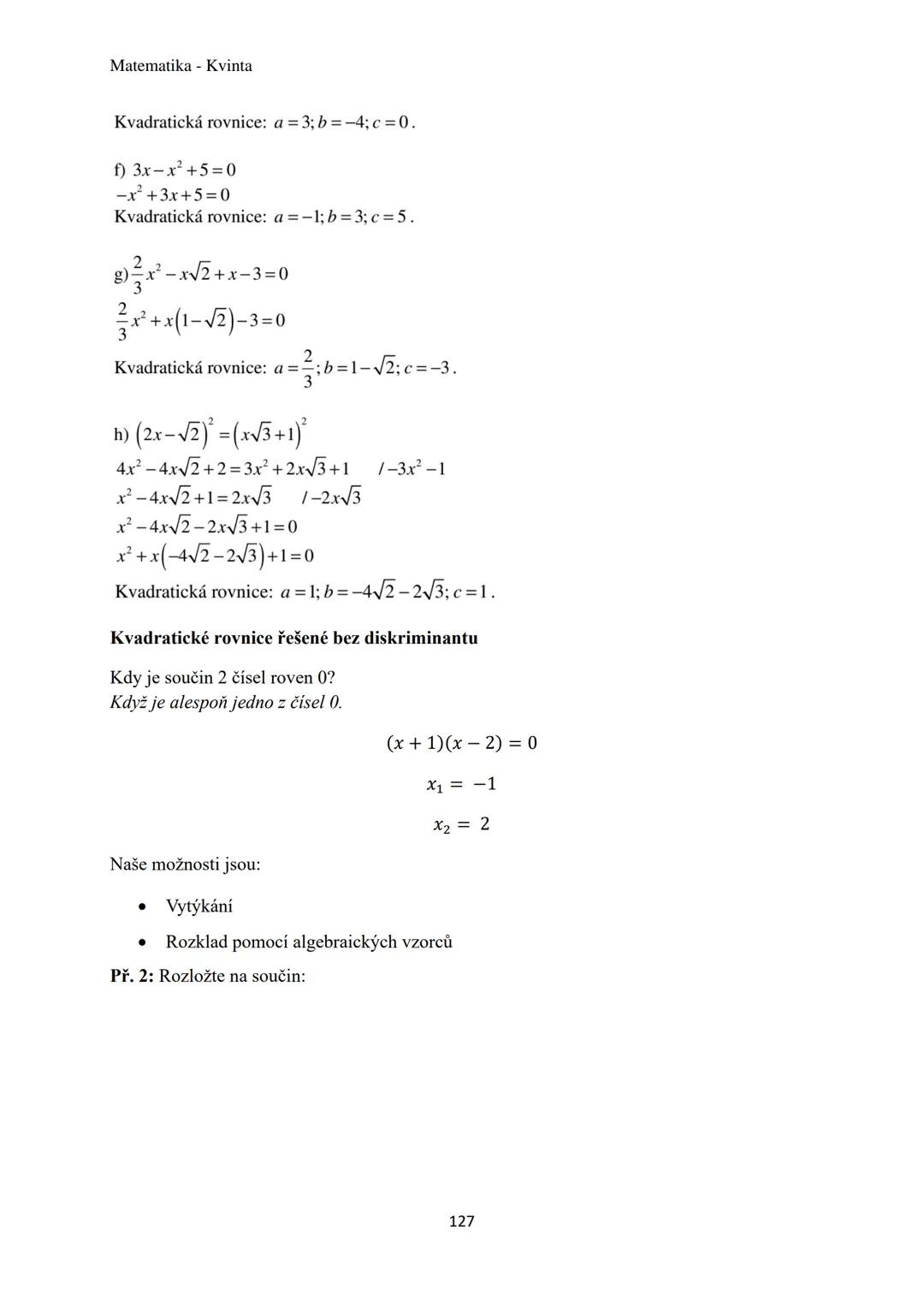 Matematika - Kvinta
Číselné obory..................................................3
Množiny................................................