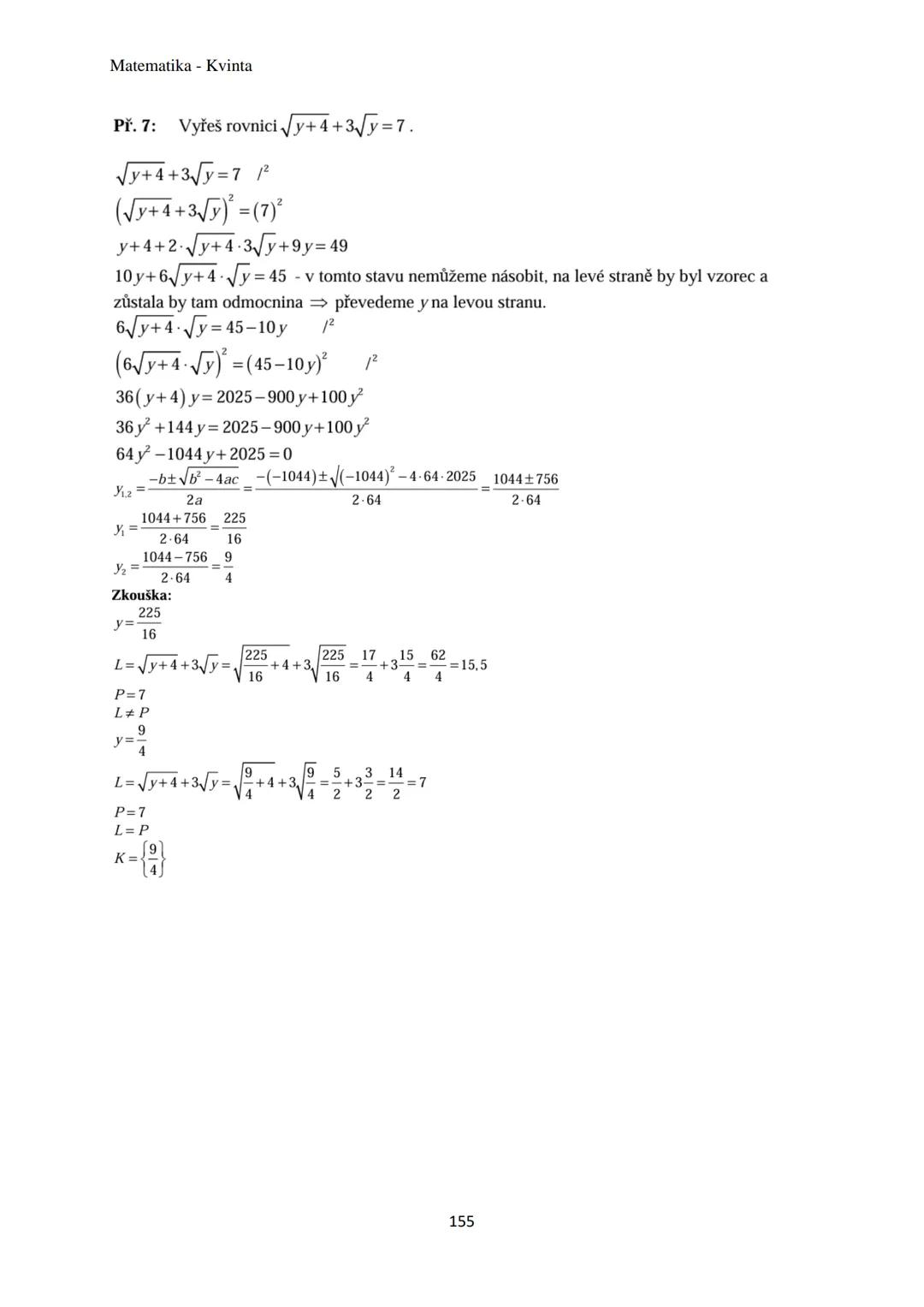 Matematika - Kvinta
Číselné obory..................................................3
Množiny................................................