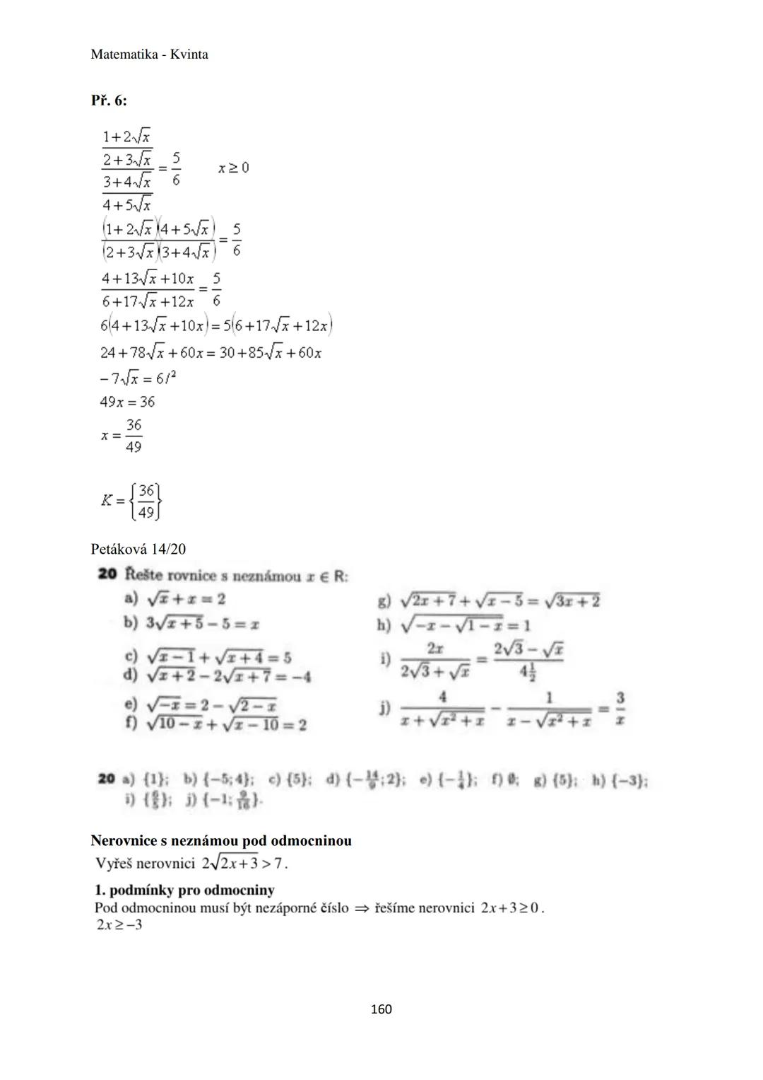 Matematika - Kvinta
Číselné obory..................................................3
Množiny................................................