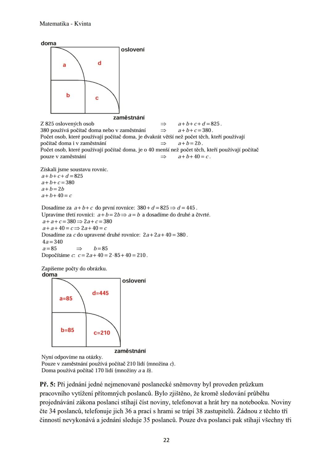 Matematika - Kvinta
Číselné obory..................................................3
Množiny................................................