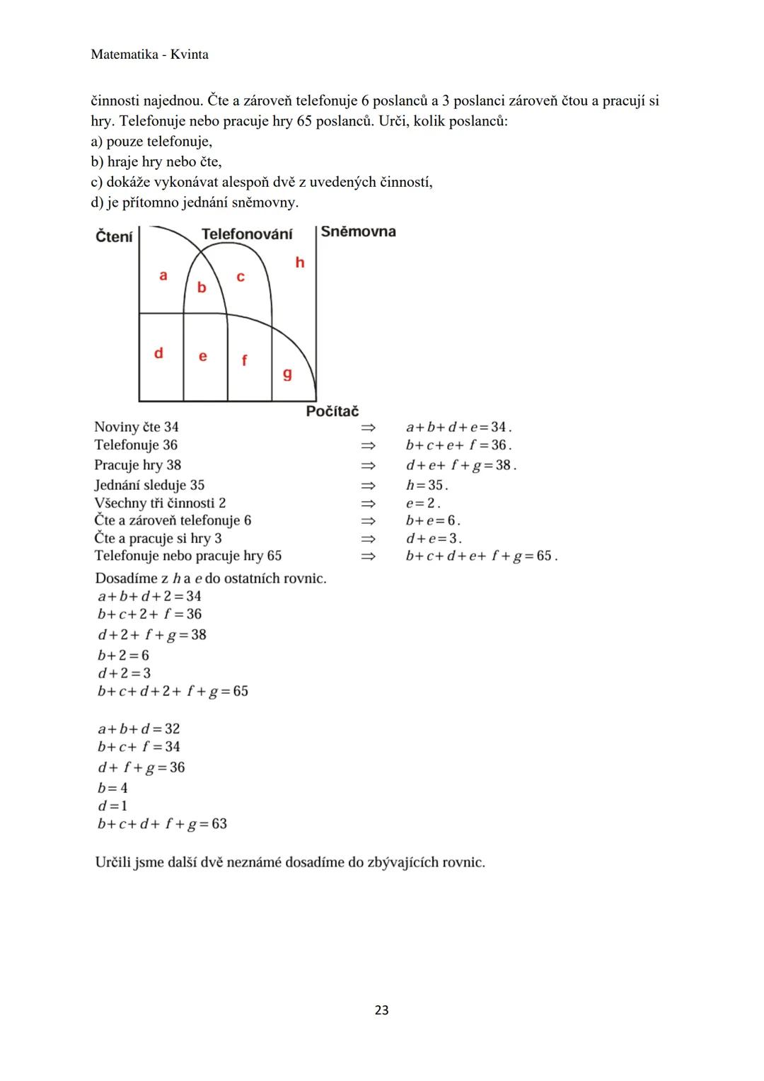 Matematika - Kvinta
Číselné obory..................................................3
Množiny................................................