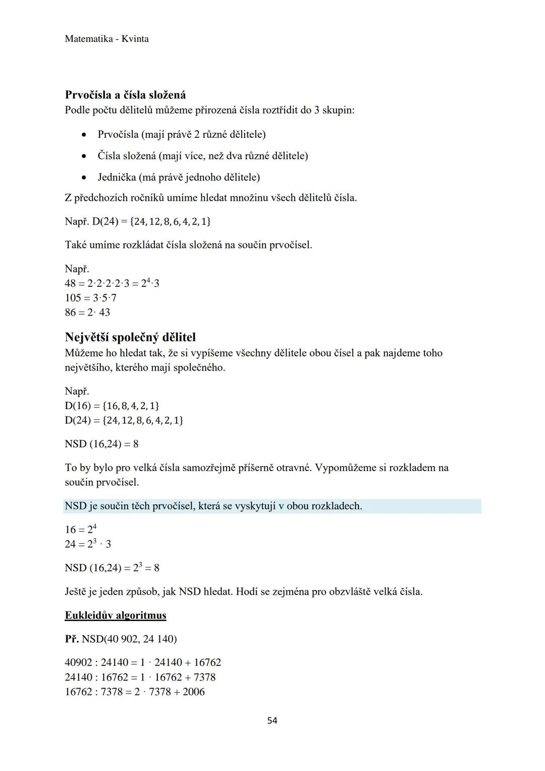 Matematika - Kvinta
Číselné obory..................................................3
Množiny................................................