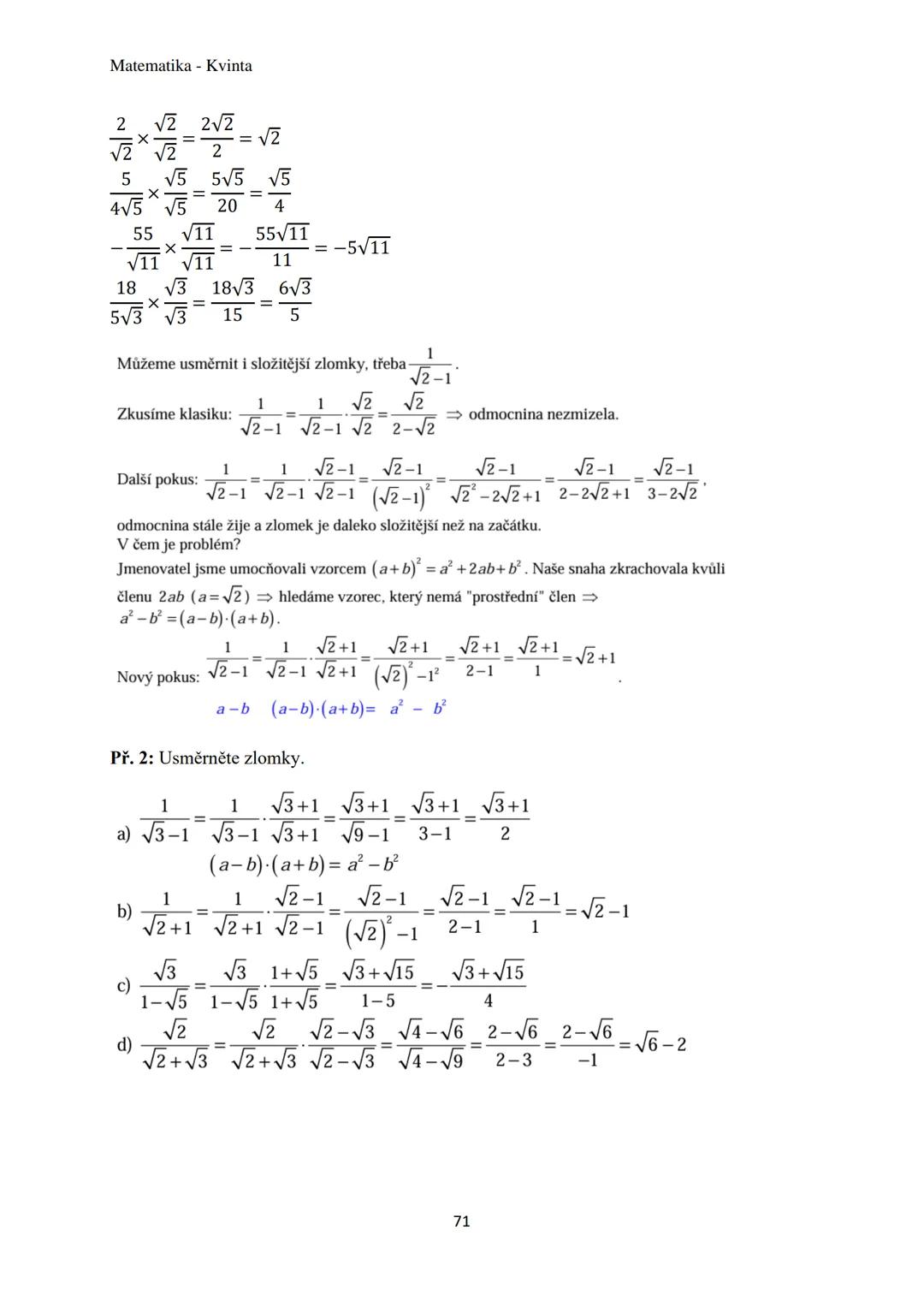 Matematika - Kvinta
Číselné obory..................................................3
Množiny................................................