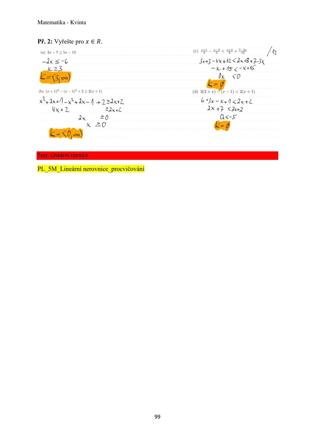 Matematika - Kvinta
Číselné obory..................................................3
Množiny................................................