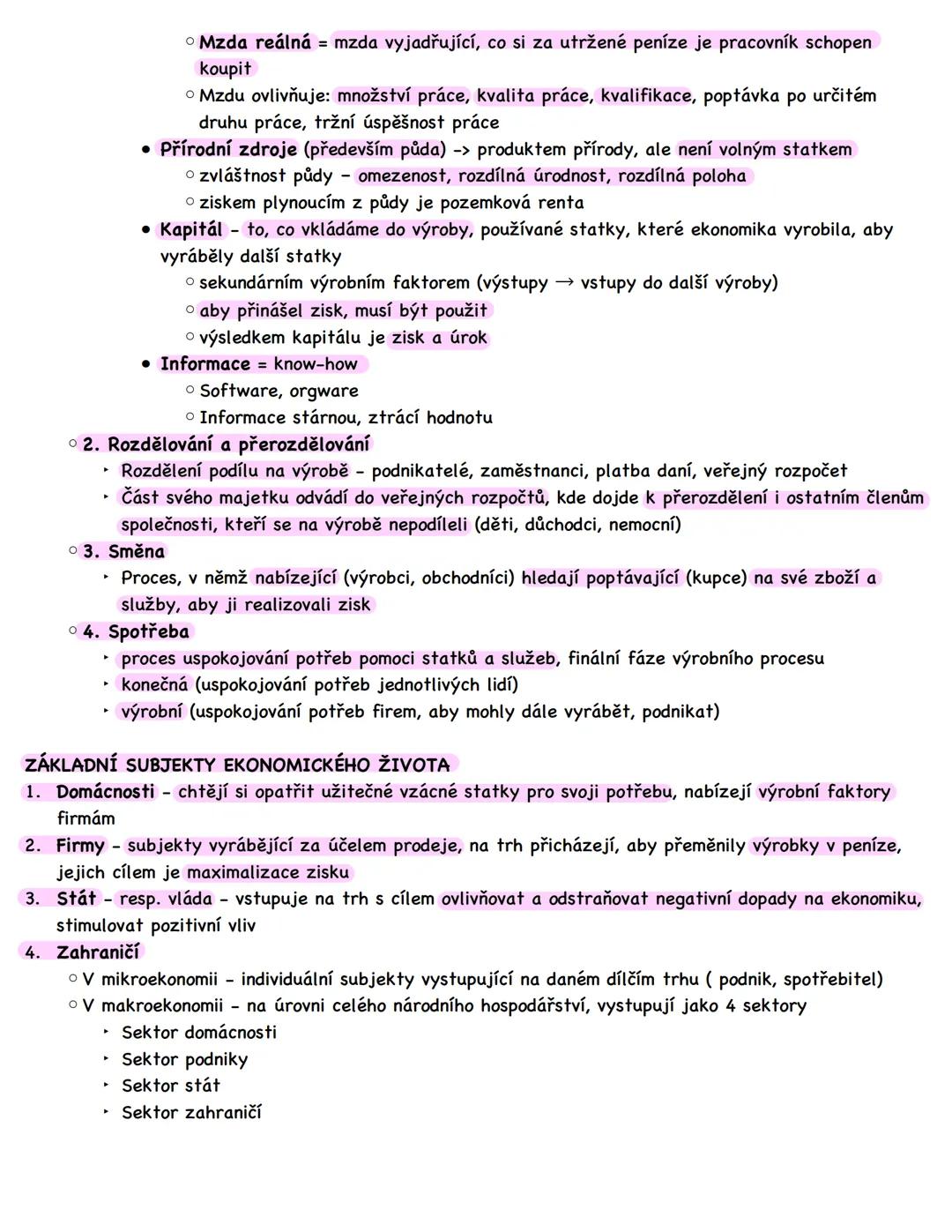 --- OCR Start ---
EKONOMICKÉ
PŘEDMĚT EKOΝΟΜΙΕ
• z řeckého oeconomia (oikos = dům, nomos = pravidlo, správa)
POJMY
• zabývá se společenskou r
