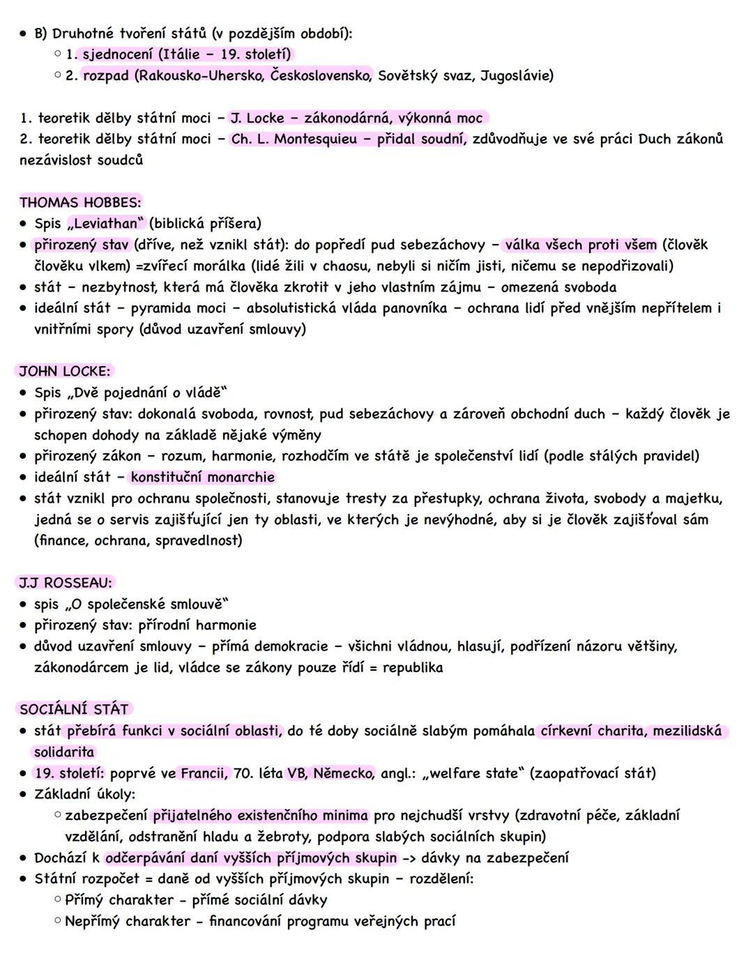 --- OCR Start ---
STAT
= nejvyšší forma organizace lidské společnosti, která vzniká sdružením obyvatel na jistém území do
politického a práv