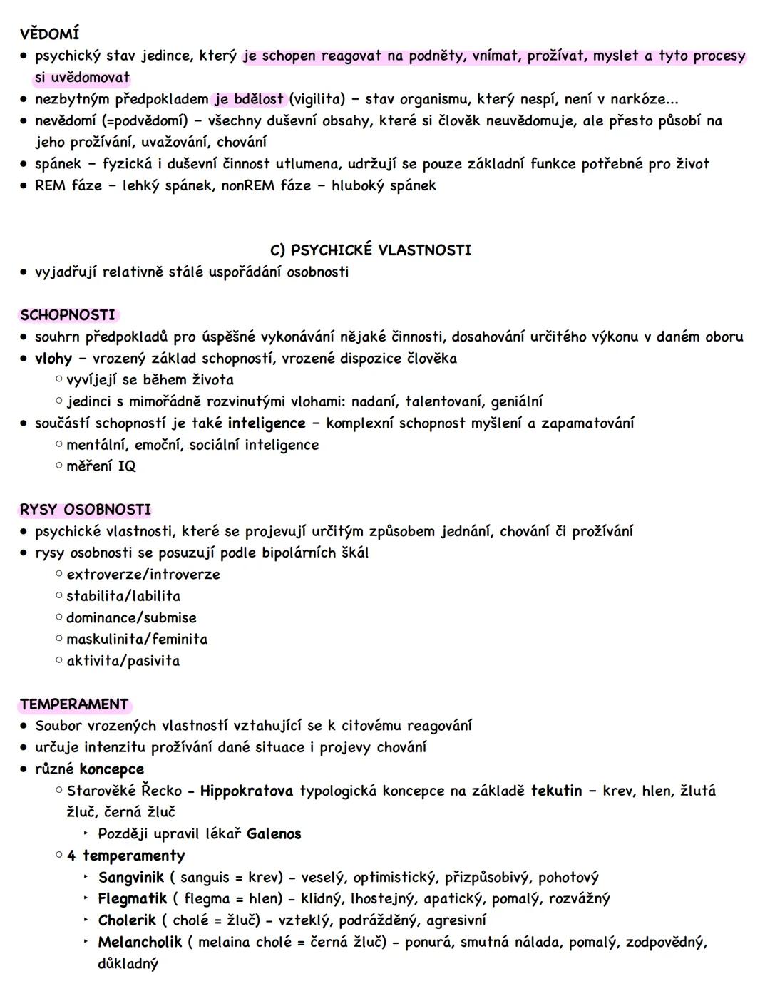 --- OCR Start ---
PSYCHICKÉ
• základní pojem psychologie, podmíněné celou řadou faktorů
podstata duševního života, jsou funkcí mozku
JEVY
•