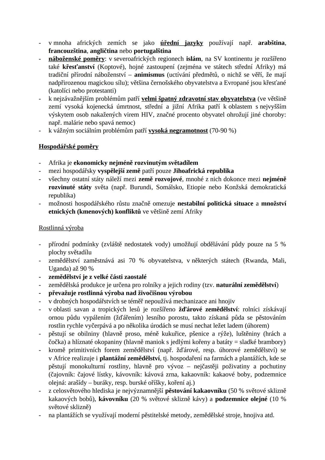 # AFRIKA
Přírodní poměry
- po Asii (44,6 mil. km²) je Afrika (30,4 mil. km²) druhým největším kontinentem
- spolu s Evropou a Asií patří m