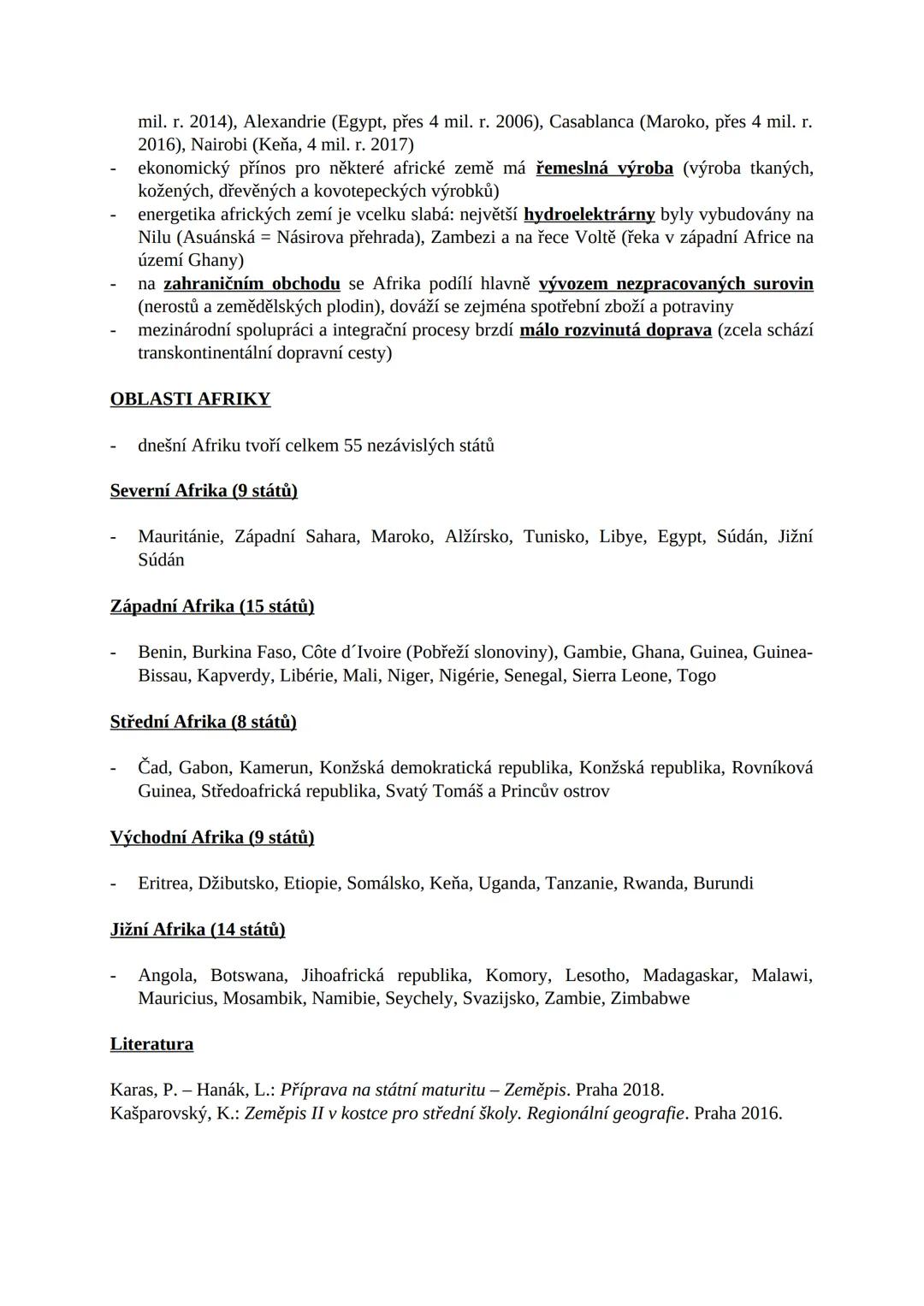 # AFRIKA
Přírodní poměry
- po Asii (44,6 mil. km²) je Afrika (30,4 mil. km²) druhým největším kontinentem
- spolu s Evropou a Asií patří m