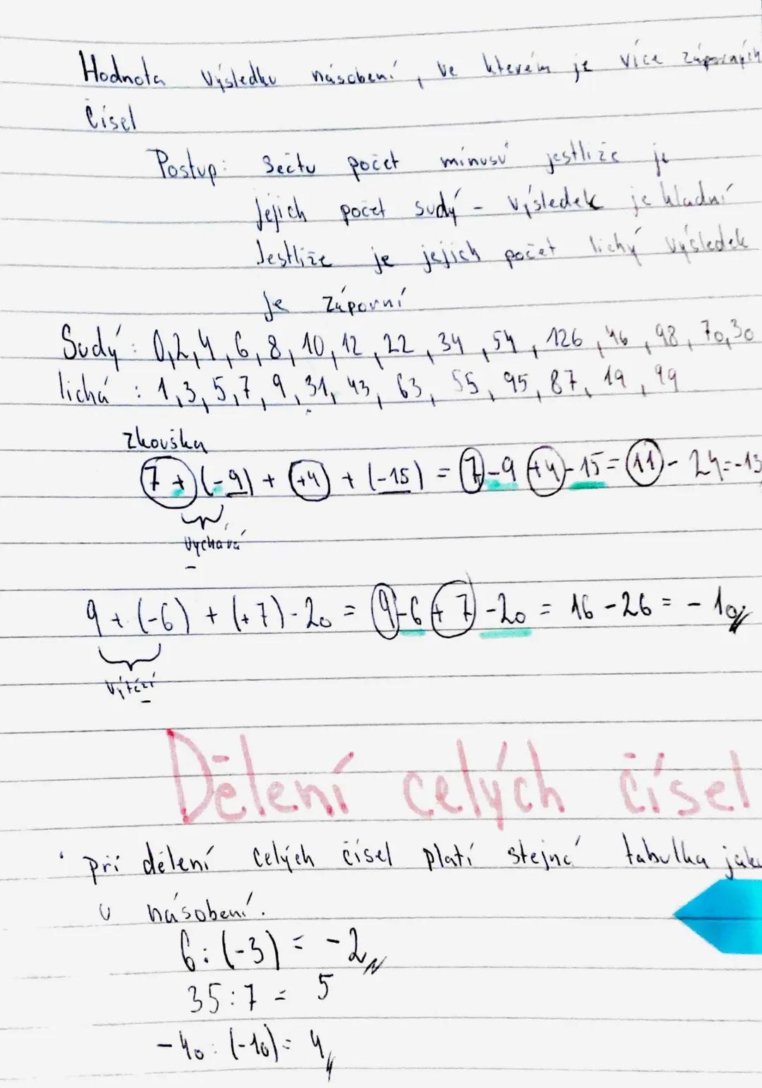 # Celá čísla
-11-10-9-8-7-6-5-4-3-2-1 0 1 2 3 4 5 6 7 8 9 10 11
záporná čísla
kladná
čísla
• Co jsou Celá čísla ?
- Čísla kladná, čísla záp
