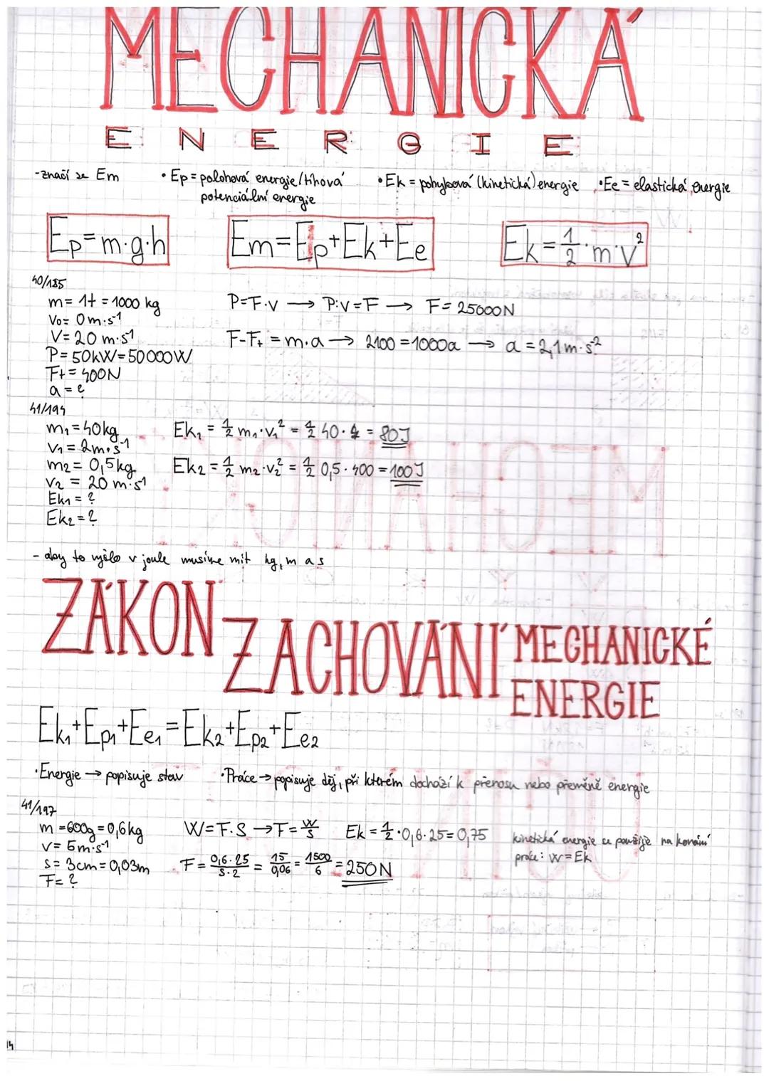 MECHANICKA
-znad se W
PRÁCE
- práci konáme, když působíme silou po dráze
- jednotha = J
$W=F\cdot s$
$cosd=\frac{F_1}{F}=F\cdot cosa$
$W=F\