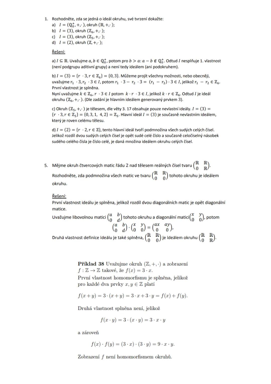 # ŠTÁTNICOVÉ OTÁZKY
# MATEMATIKA
BAKALÁRSKE ŠTÚDIUM MATEMATIKY SE ZAMERENIEM NA VZDELÁVANÍ
FRAJERI Obsah
1 Základy matematické analýzy
1.1