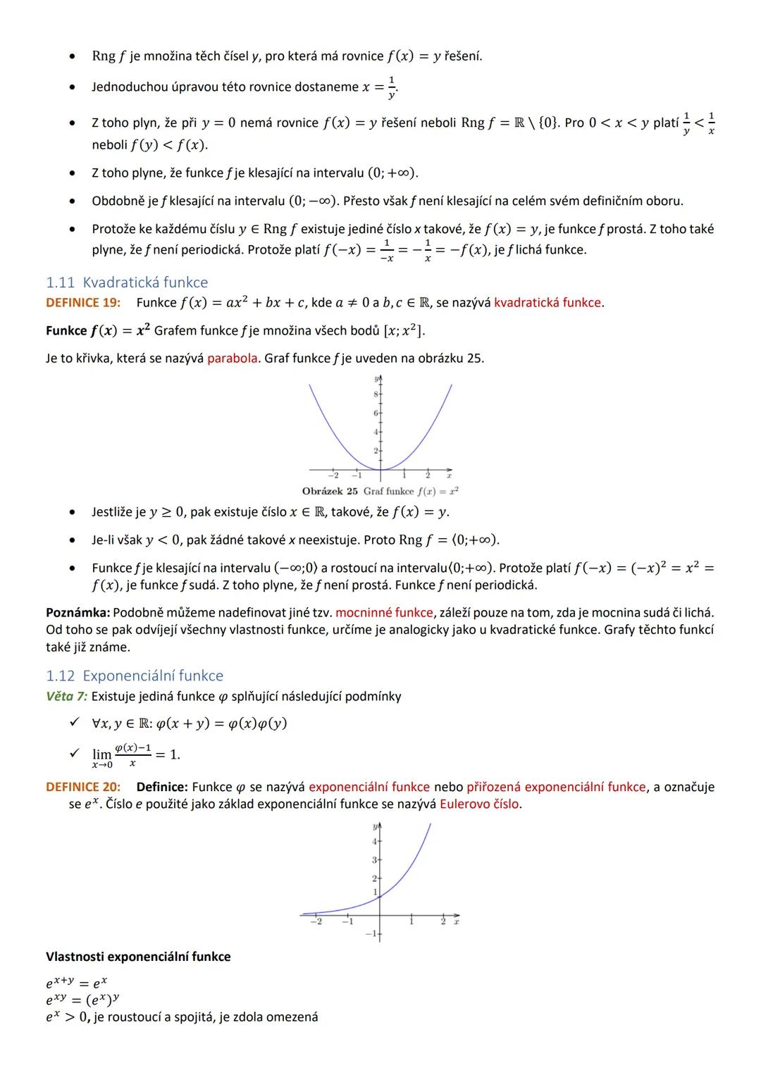 # ŠTÁTNICOVÉ OTÁZKY
# MATEMATIKA
BAKALÁRSKE ŠTÚDIUM MATEMATIKY SE ZAMERENIEM NA VZDELÁVANÍ
FRAJERI Obsah
1 Základy matematické analýzy
1.1