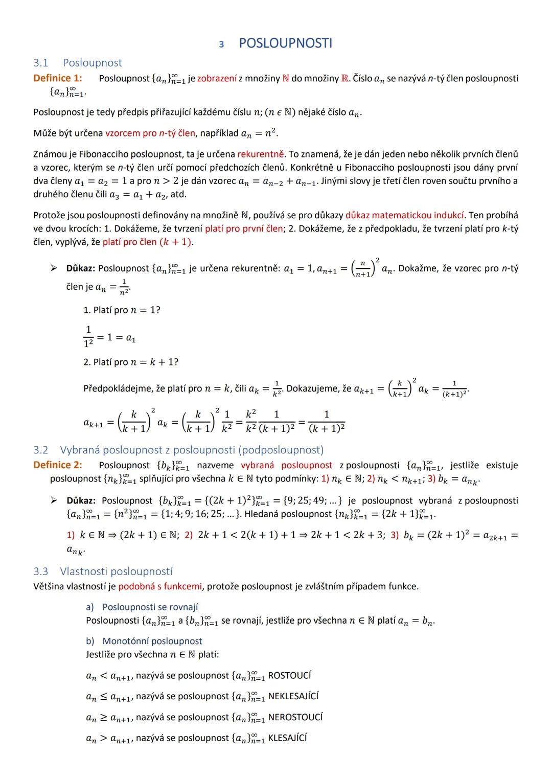 # ŠTÁTNICOVÉ OTÁZKY
# MATEMATIKA
BAKALÁRSKE ŠTÚDIUM MATEMATIKY SE ZAMERENIEM NA VZDELÁVANÍ
FRAJERI Obsah
1 Základy matematické analýzy
1.1