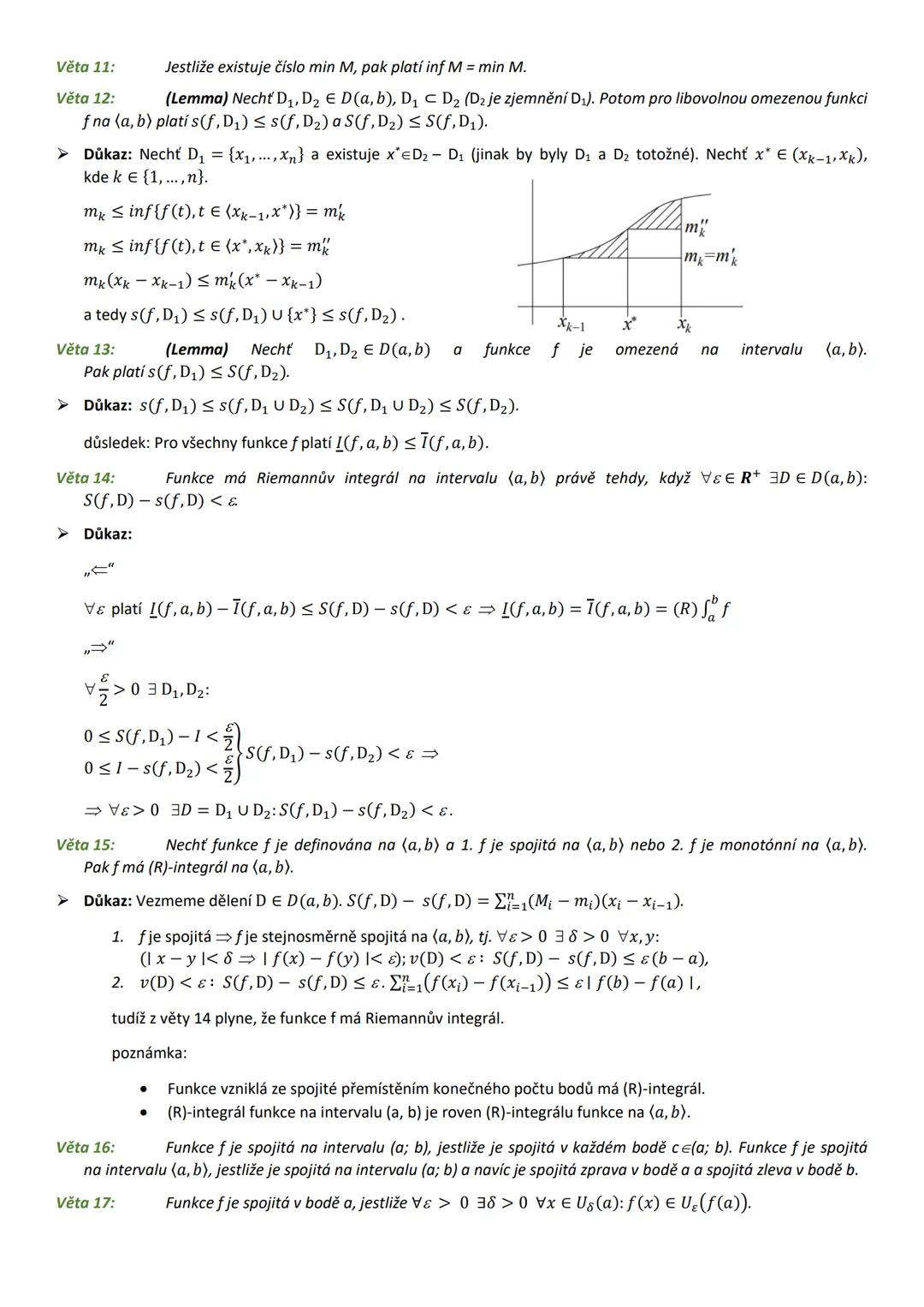 # ŠTÁTNICOVÉ OTÁZKY
# MATEMATIKA
BAKALÁRSKE ŠTÚDIUM MATEMATIKY SE ZAMERENIEM NA VZDELÁVANÍ
FRAJERI Obsah
1 Základy matematické analýzy
1.1