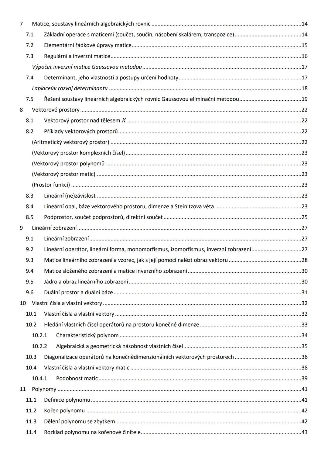 # ŠTÁTNICOVÉ OTÁZKY
# MATEMATIKA
BAKALÁRSKE ŠTÚDIUM MATEMATIKY SE ZAMERENIEM NA VZDELÁVANÍ
FRAJERI Obsah
1 Základy matematické analýzy
1.1