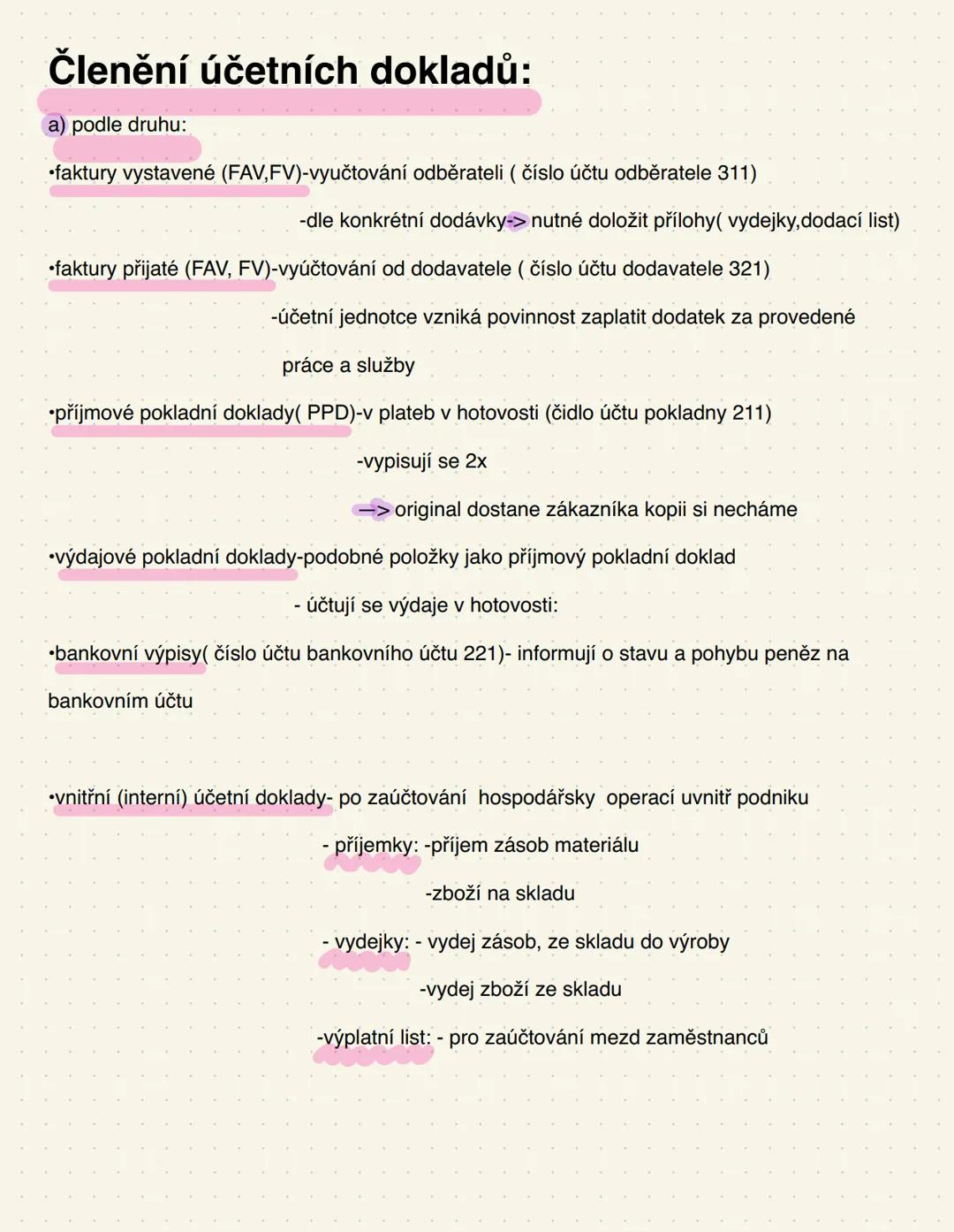 2B. --- OCR Start ---
Dokumentace:
•zápis do účetních knih se provádí na základě účetních dokladů
•Je založeno na pravdivých, přesných a vča