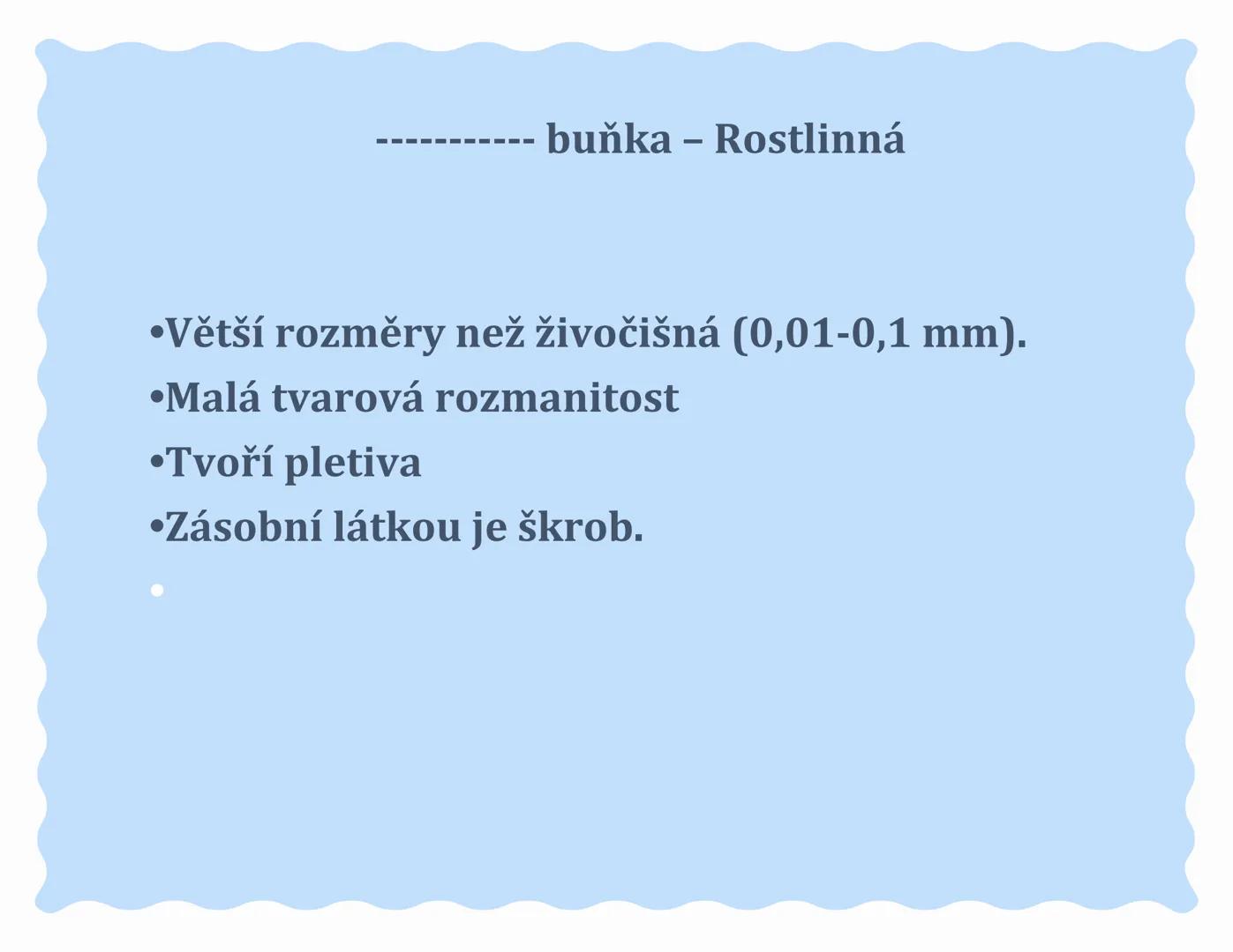 # Buňka ### Doplň tvrzení:
*   Buňka je základní stavební složka ?
*   Věda zabývající se buňkou, se nazývá:
*   Objevitelem buňky, je:
