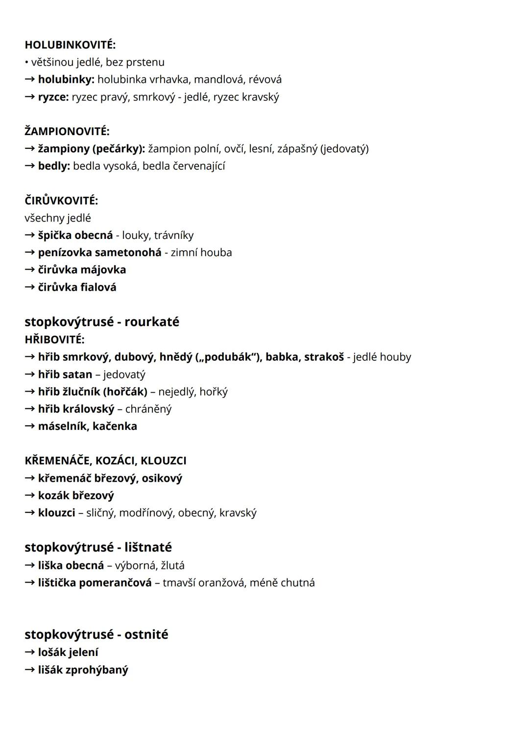 --- OCR Start ---
houby a lišejníky
• mykologie = věda zabývající se studiem hub
• jednobuněčné i mnohobuněčné organismy + makroskopické i m