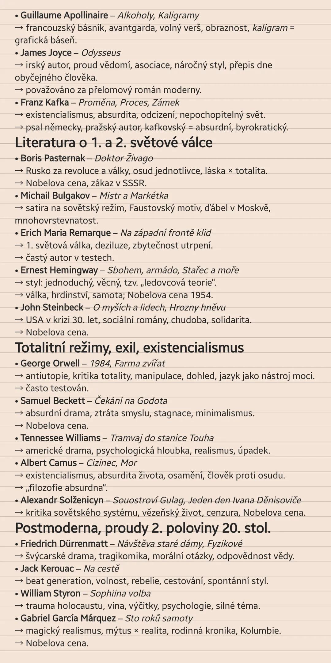 # SVĚTOVÁ LITERATURA DO
KONCE 18. STOLETÍ
1. Starověk (Antika)
Charakteristika:
- Vznik základních literárních žánrů (epos, drama, báseň).