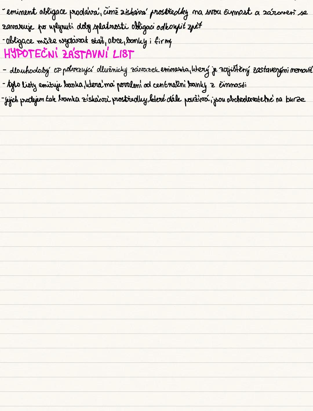 Finanční trh
=> stretáva se zde nabilka a poptávka po penězích.
> v ČR tento trh řídí ČNB
charakteristika finančního trhu
členění finančního