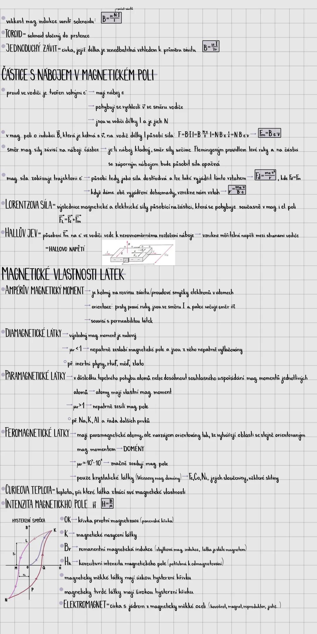 MAGNETICKÉ POLE
"druh silového pole, které vytváří: vodič s proudem
pohybující se částice
těleso s el. nábojem
zmagnetované těleso
proměnné