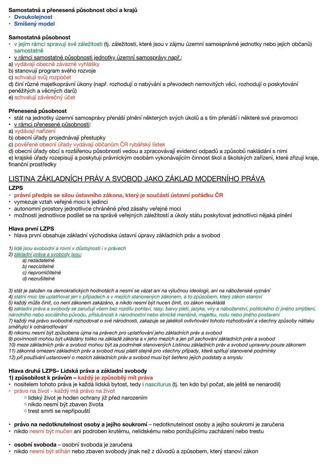 ## ÚSTAVNÍ ZAKOTVENÍ MOCI ZÁKONODÁRNÉ
### Pojem moci zákonodárné
* mocí zákonodárnou rozumíme především pravomoc vydávat právní předpisy (t