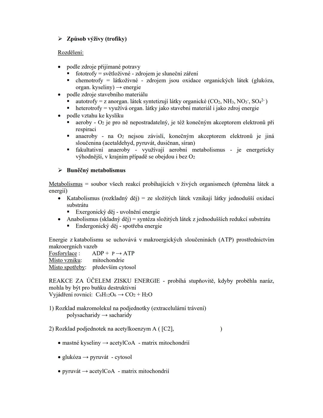 2. Životní funkce buňky
-výměna látek mezi buňkou a prostředím
-způsoby výživy buňky
-buněčný metabolismus
-buněčný cyklus
➤ Buňka = základn