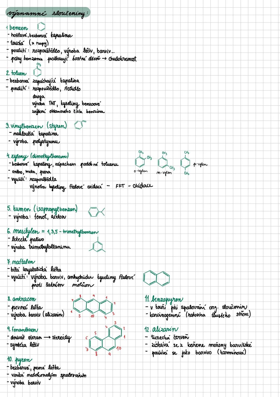 Aromatické uhlovodíky, heterocyklické sl.
= cyklické uhlovodíky s delokalizovaným systémem π elektronů
Se místo Ar
podmínky 1. molekula je n