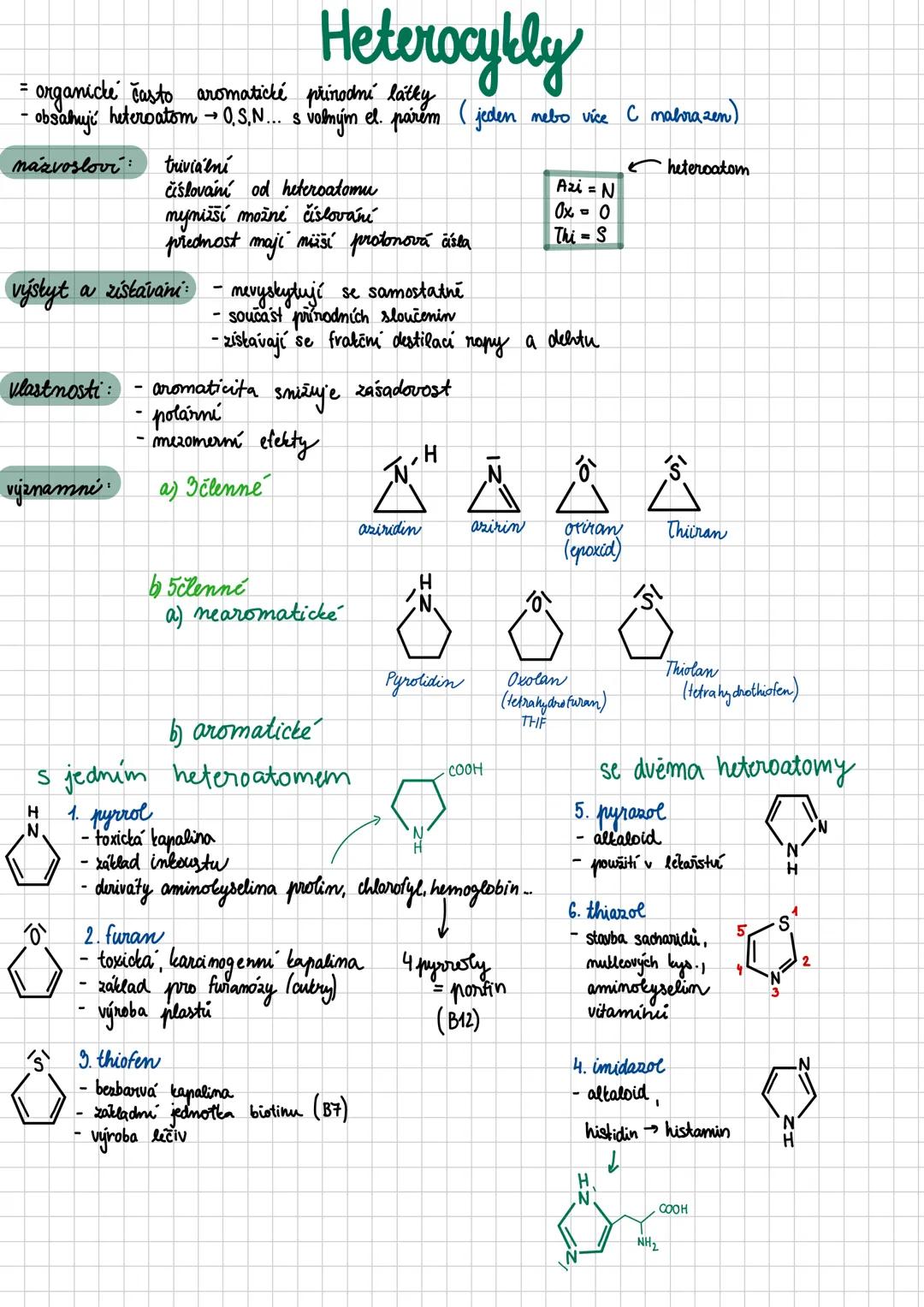 Aromatické uhlovodíky, heterocyklické sl.
= cyklické uhlovodíky s delokalizovaným systémem π elektronů
Se místo Ar
podmínky 1. molekula je n