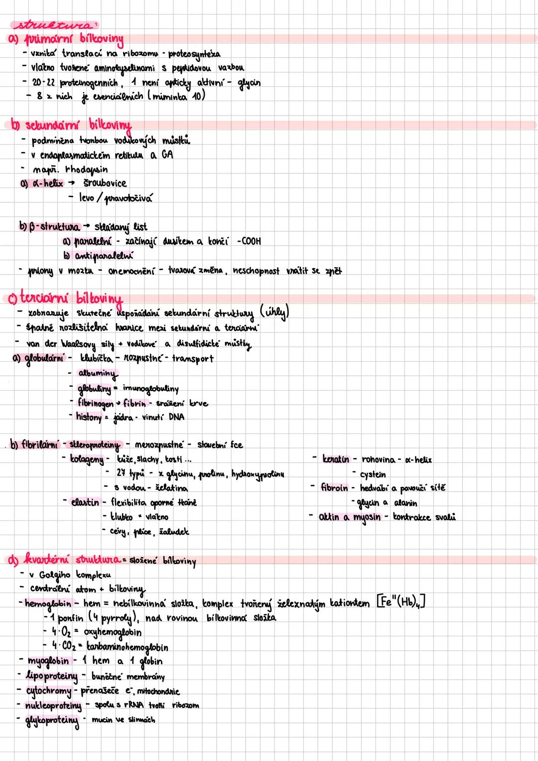 ## Bilkoviny
- proteiny
- makromolekulární sloučeniny - polykondenzáty aminokyselin
- biopolymery složené z jednoho nebo více polypeptidový