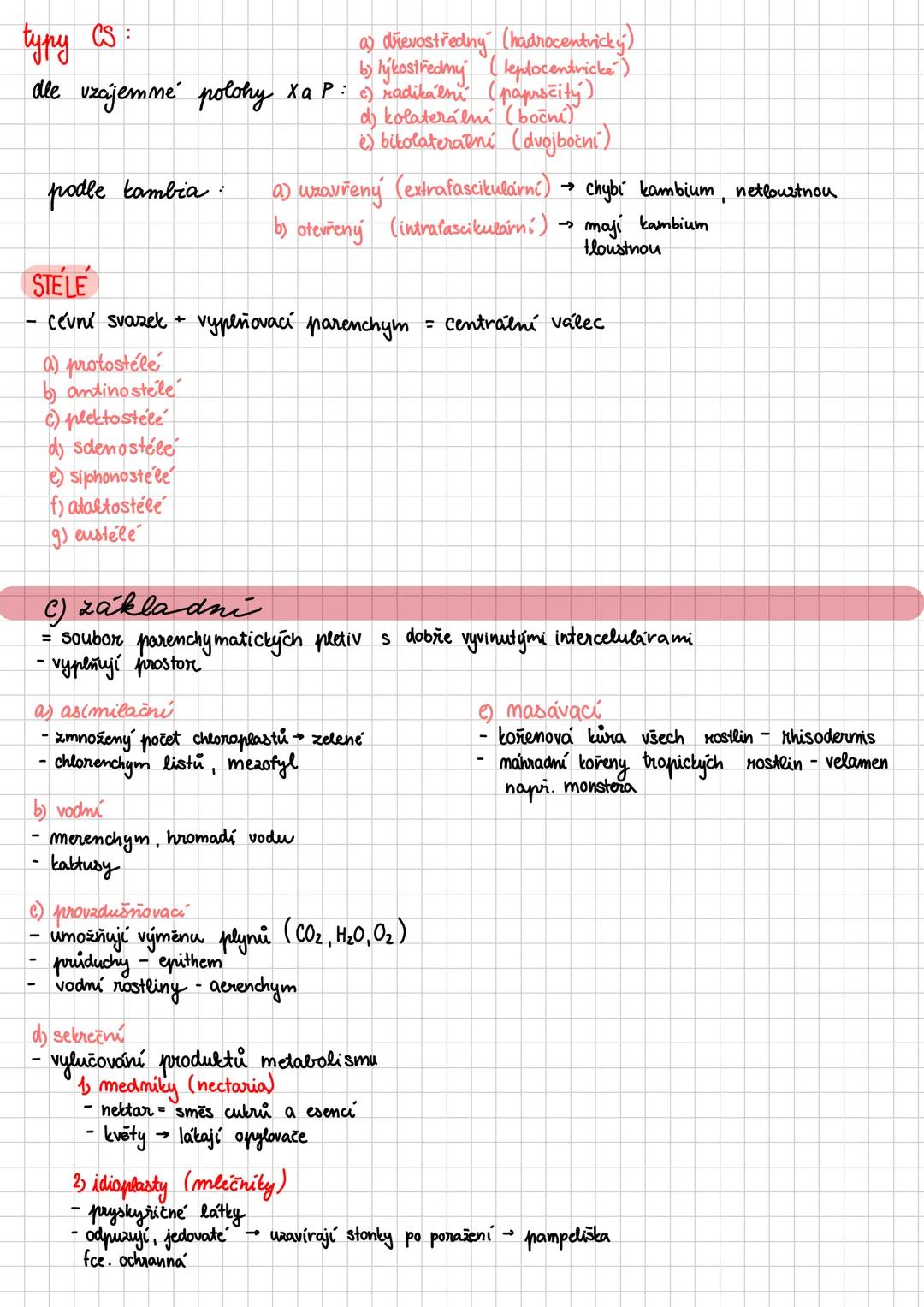 --- OCR Start ---
Vegetativní orgány
HISTOLOGIE
def: botanicka vēda ztoumající rostlinna pletiva
pledivo soubor buněk stejného tvaru, funkce