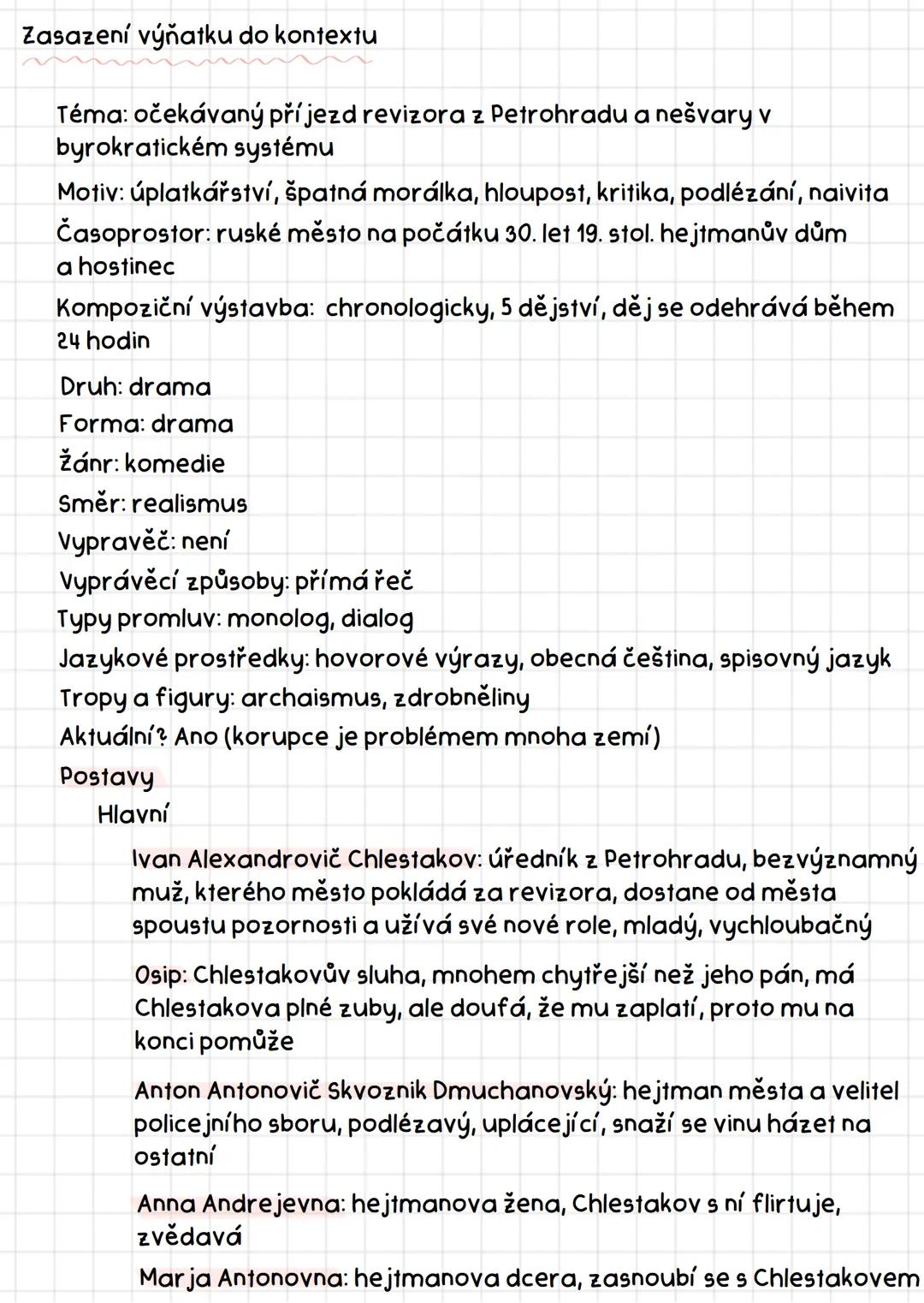 Revizor
Nikolaj Vasiljevič Gogol
Literární a obecně kulturní kontext
Realismus
Od 2. poloviny 19. stol.
Objektivní ztvárnění světa
Skutečný
