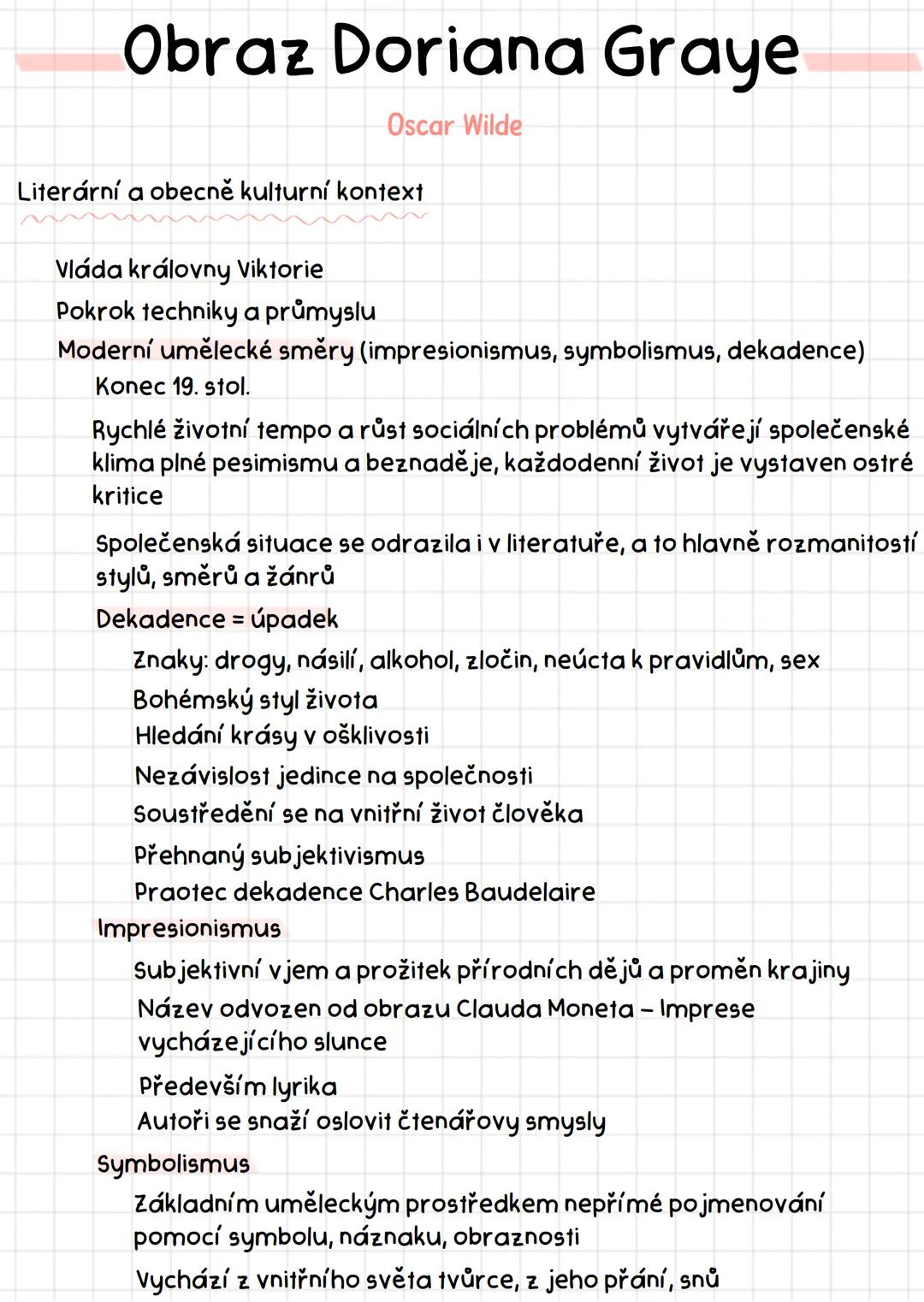 Obraz Doriana Graye