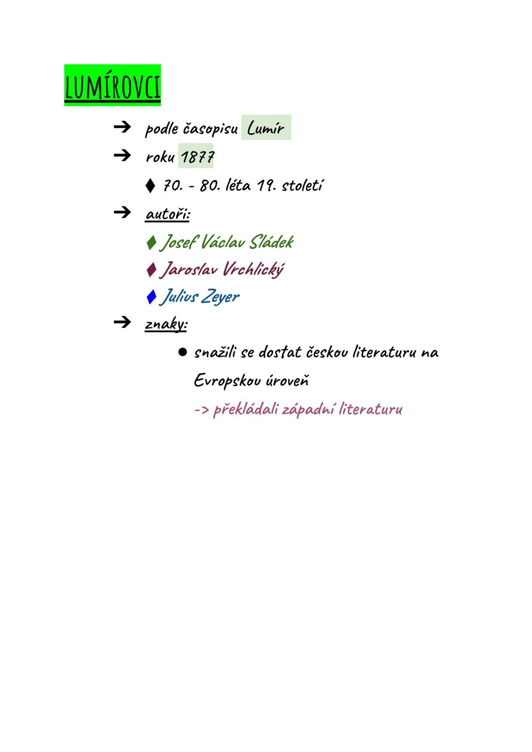 ## májovcí ## MÁJOVCI
→ na počest Karla Hynka Máchy
→ podle díla Máj
→ 60. - 70. léta 19. stol
→ roku 1858 vyšel almanach máj
→ ALMANACH →