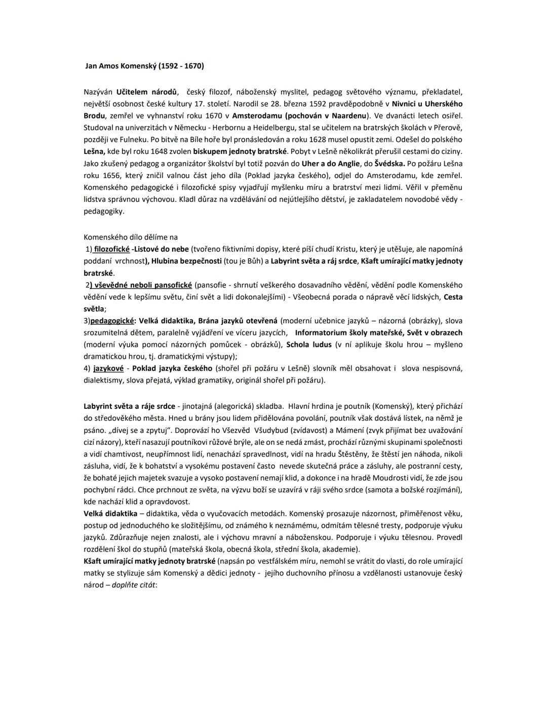 ## Baroko
Směr 17. a 1. pol. 18. století, počátky v Itálii.
Historicko-společenská situace: jde o období kolem třicetileté války (1618-1648)