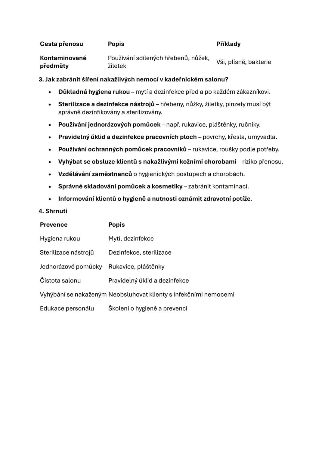 # ZDRAVOVĚDA
1. Osobní hygiena kadeřnice / kadeřníka
Osobní hygiena je soubor pravidelných činností, které slouží k udržení čistoty těla