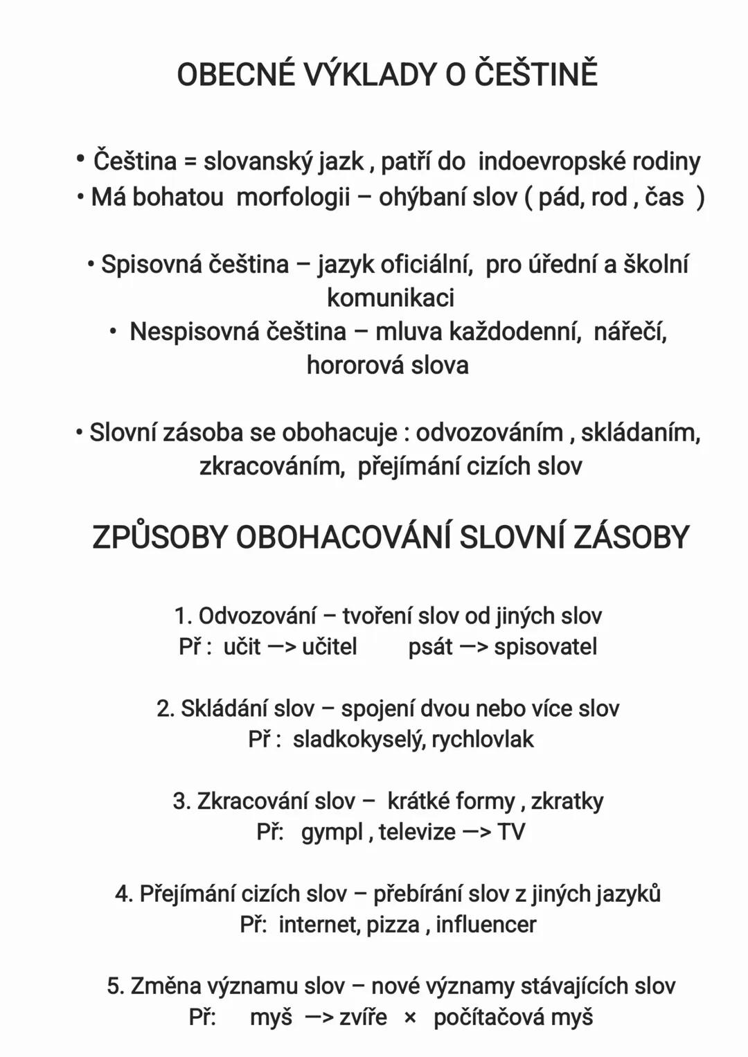 # PRAVOPIS
i/y - po tvrdých h, ch, k, r, d, t,n -> y
po měkkých ž, š, č, ř, c, j, ď, ť, ň -> i
S/Z
Předpona S
-> Vyjadřuje směr dolů, pry