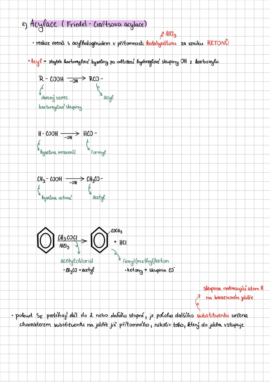 # CHEMIE
OH # Areny
(aromatické uhlovodíky)
= cyklické uhlovodíky se zdánlivé konjugovaným systémem dvojných vazeb obsahujici alespoň
1 a