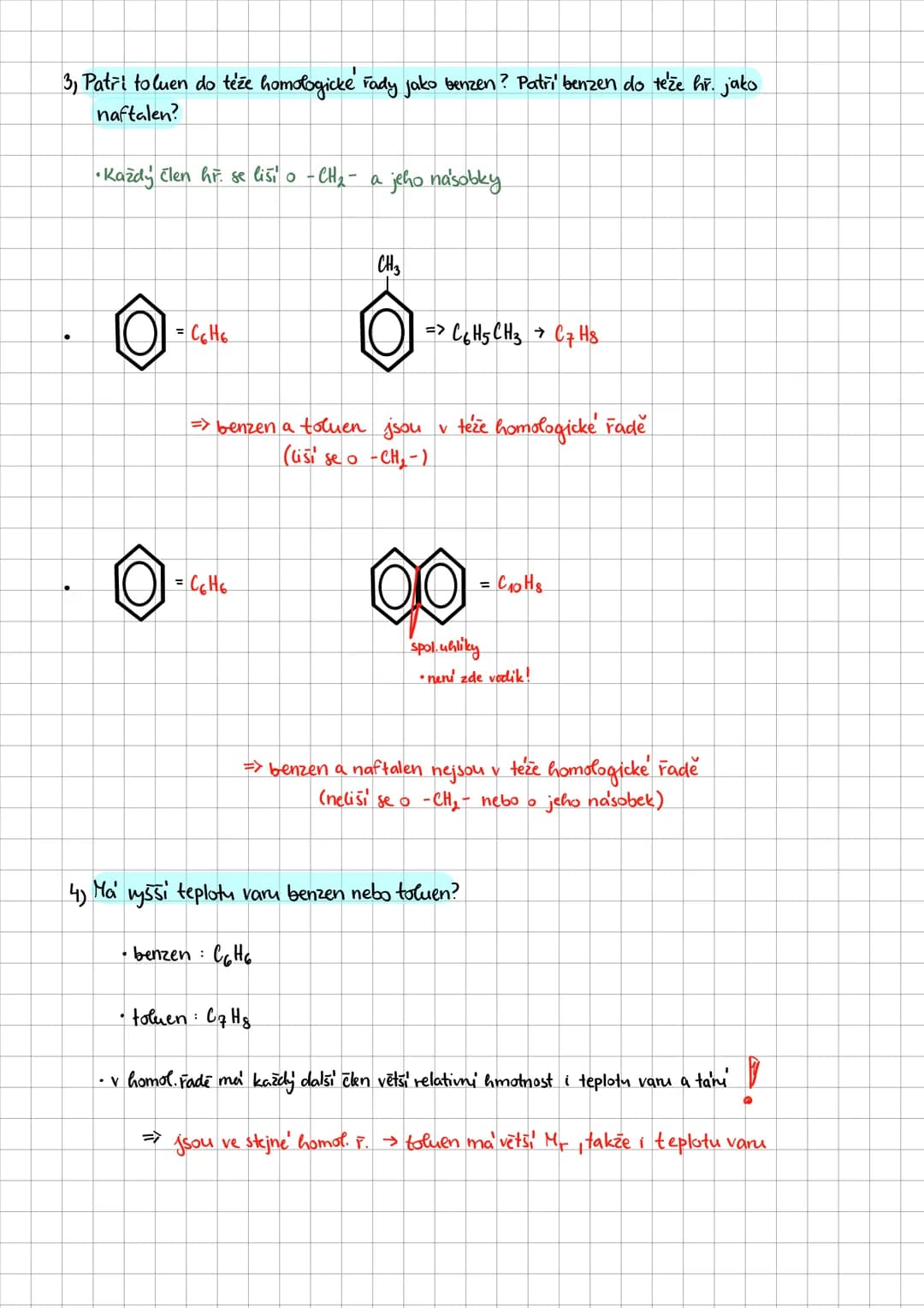 # CHEMIE
OH # Areny
(aromatické uhlovodíky)
= cyklické uhlovodíky se zdánlivé konjugovaným systémem dvojných vazeb obsahujici alespoň
1 a