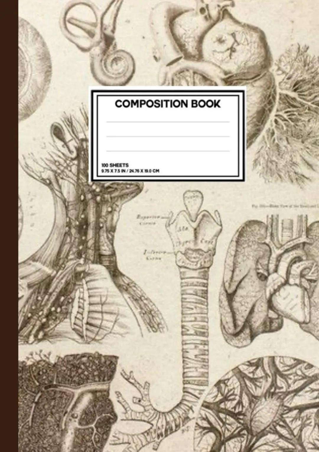 # COMPOSITION BOOK
100 SHEETS
9.75 X 7.5 IN / 24.76 X 19.0 CM # dýchací soustava
• zajišťuje výměnu plynů mezi organismem a mějším prostře