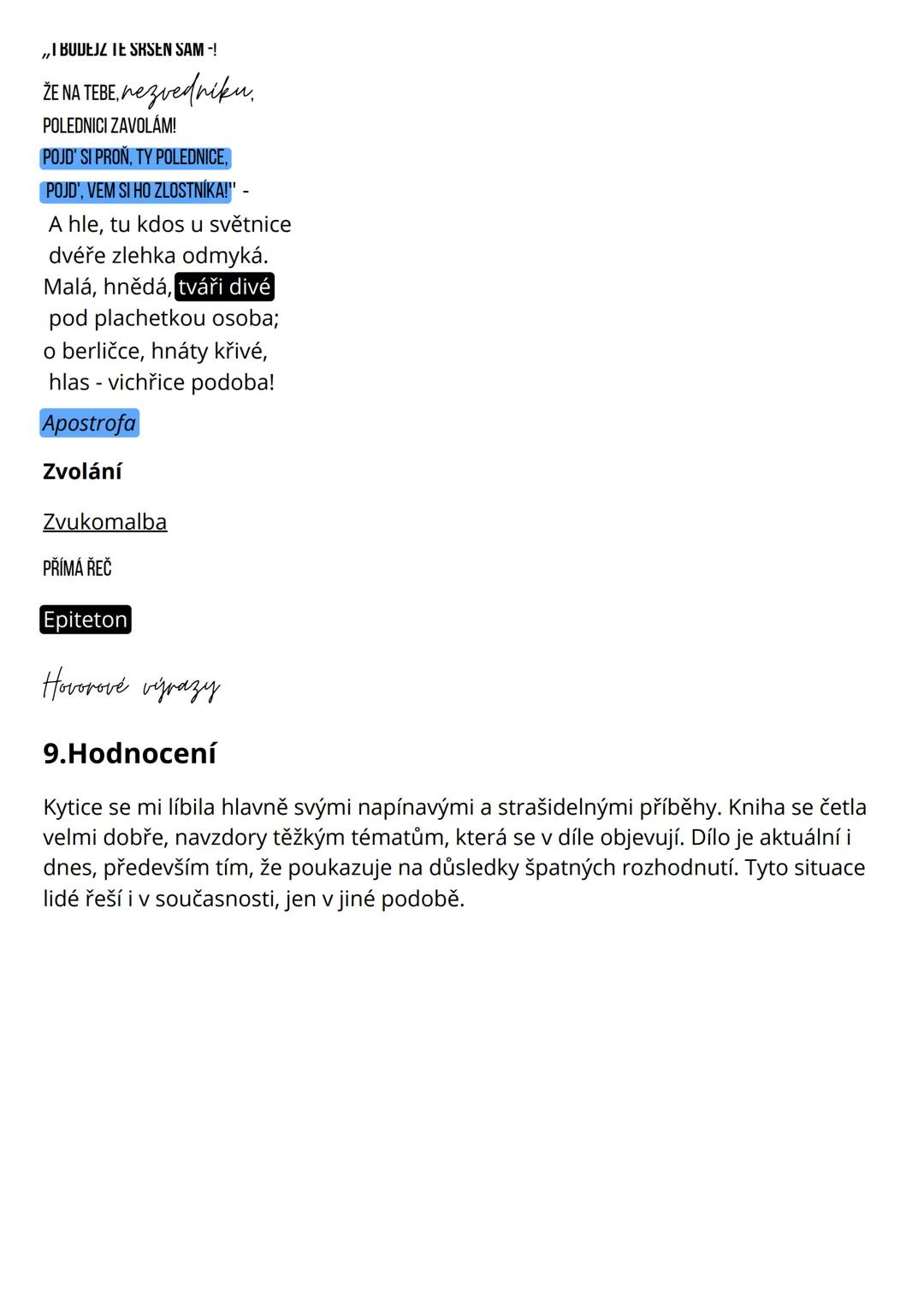 # Kytice
Autor: Karel Jaromír Erben
Nakladatelství: Československý spisovatel
Rok vydání: 1988
1.Literárně historický kontext
* Liter