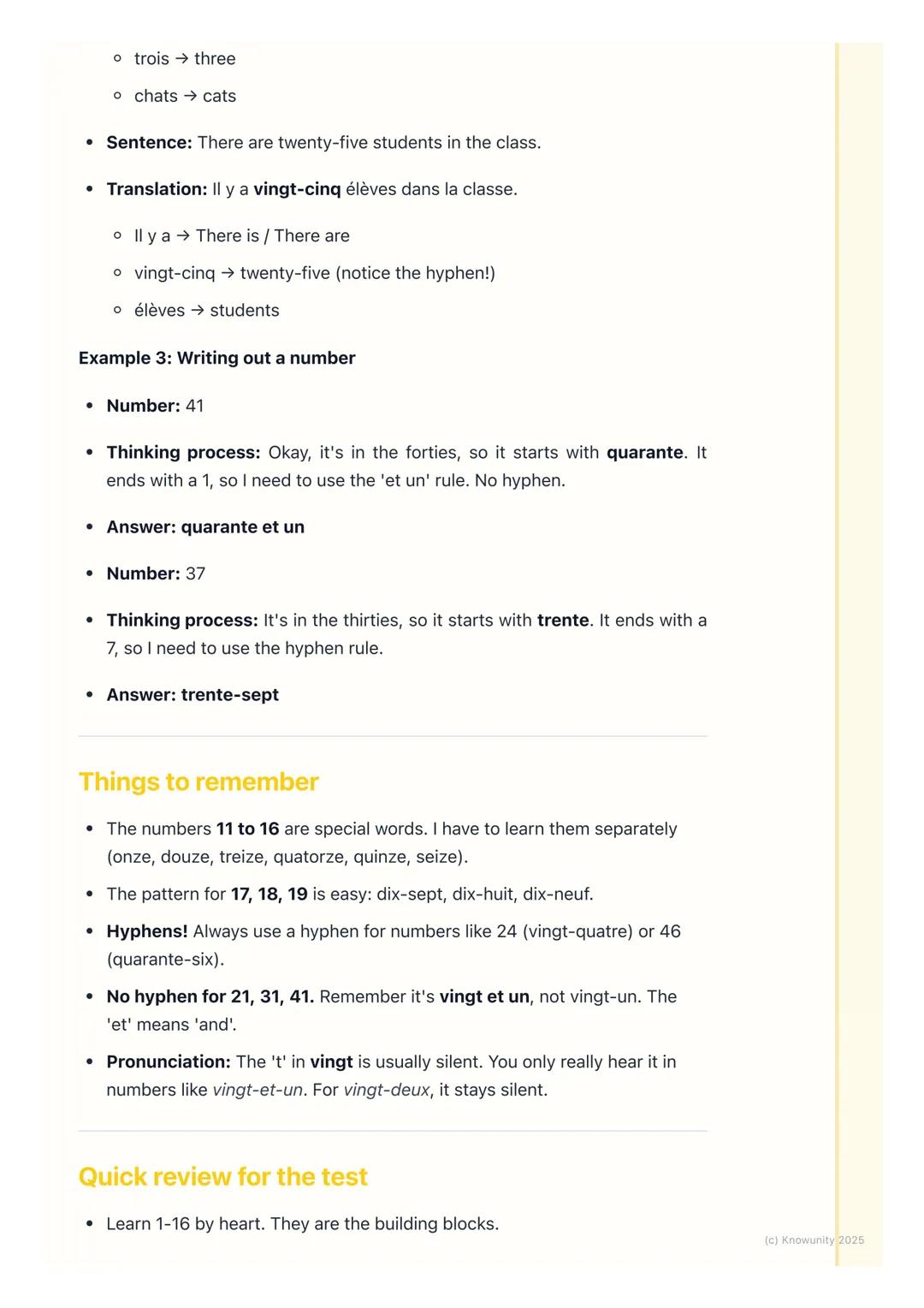 # Counting in French
An introduction to French numbers
Learning numbers is really important because we use them all the time. We
need them