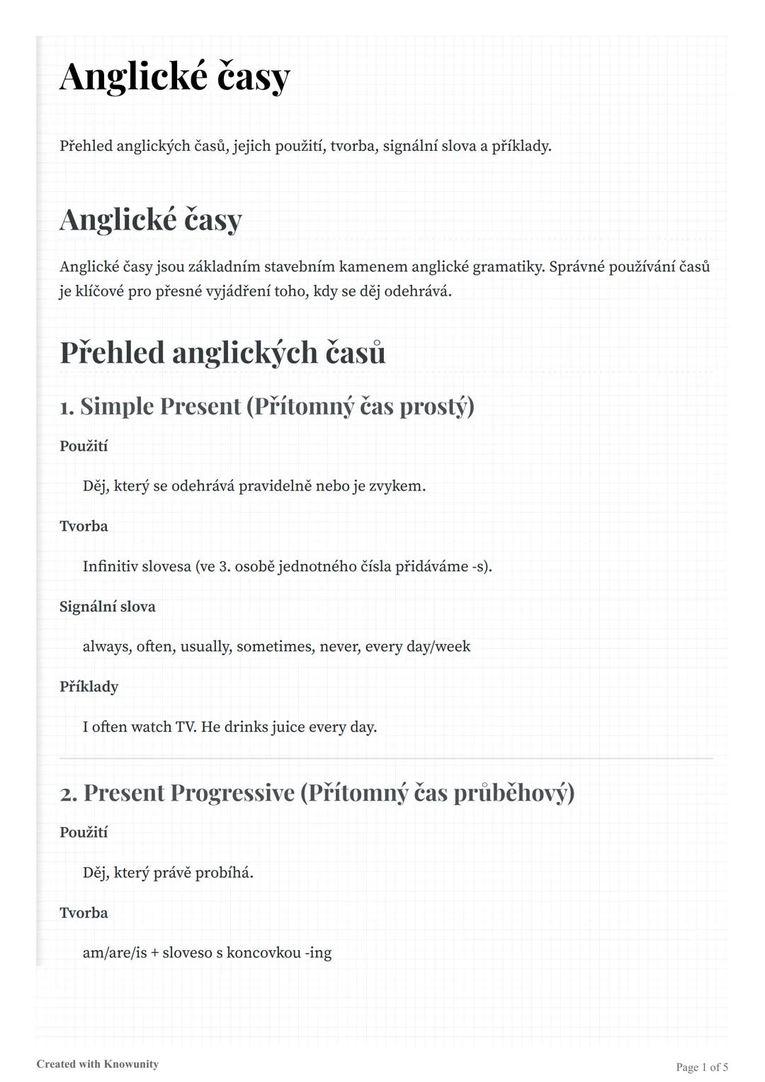 Anglické časy
